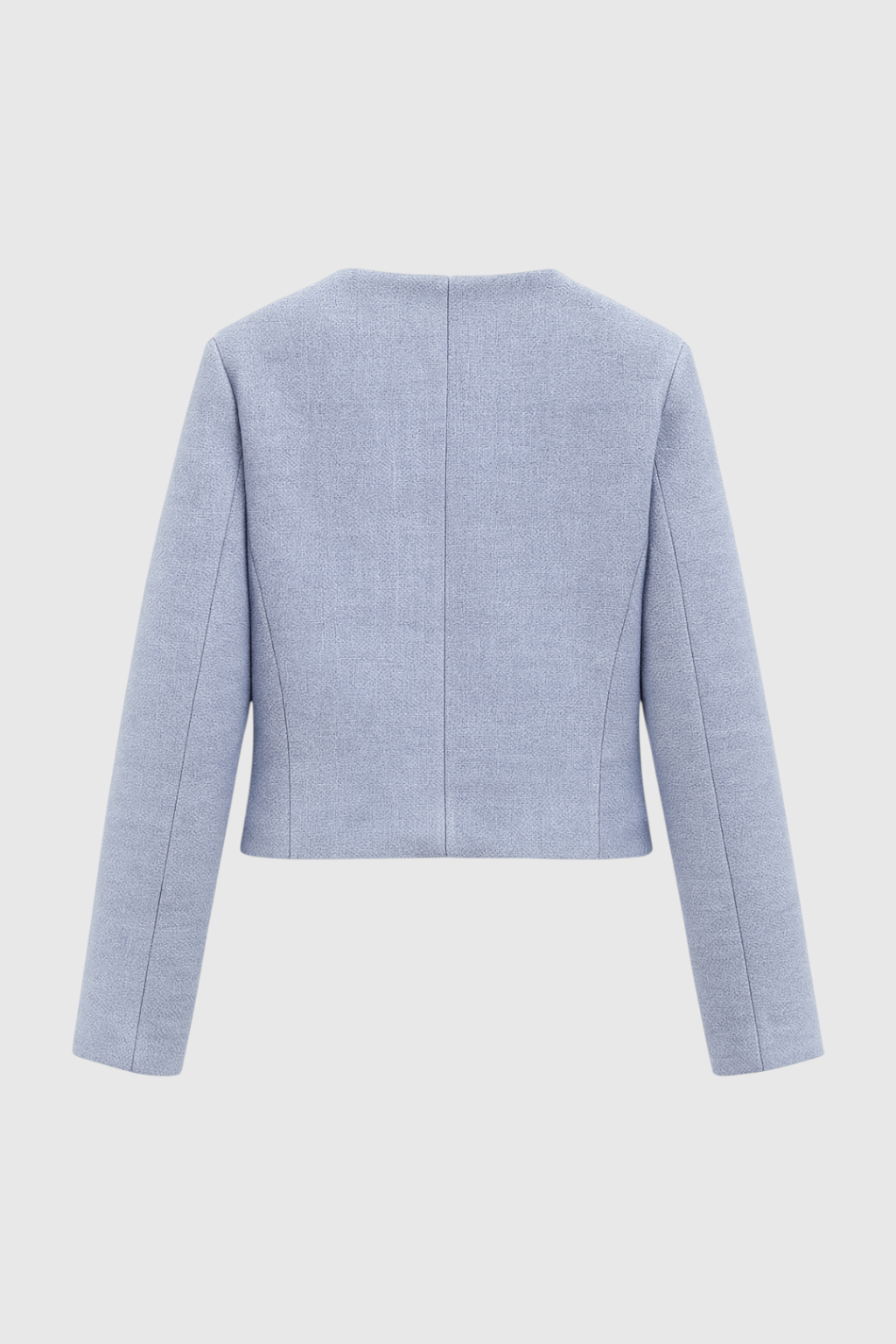 Lichtblauw Wintershortjack voor Dames