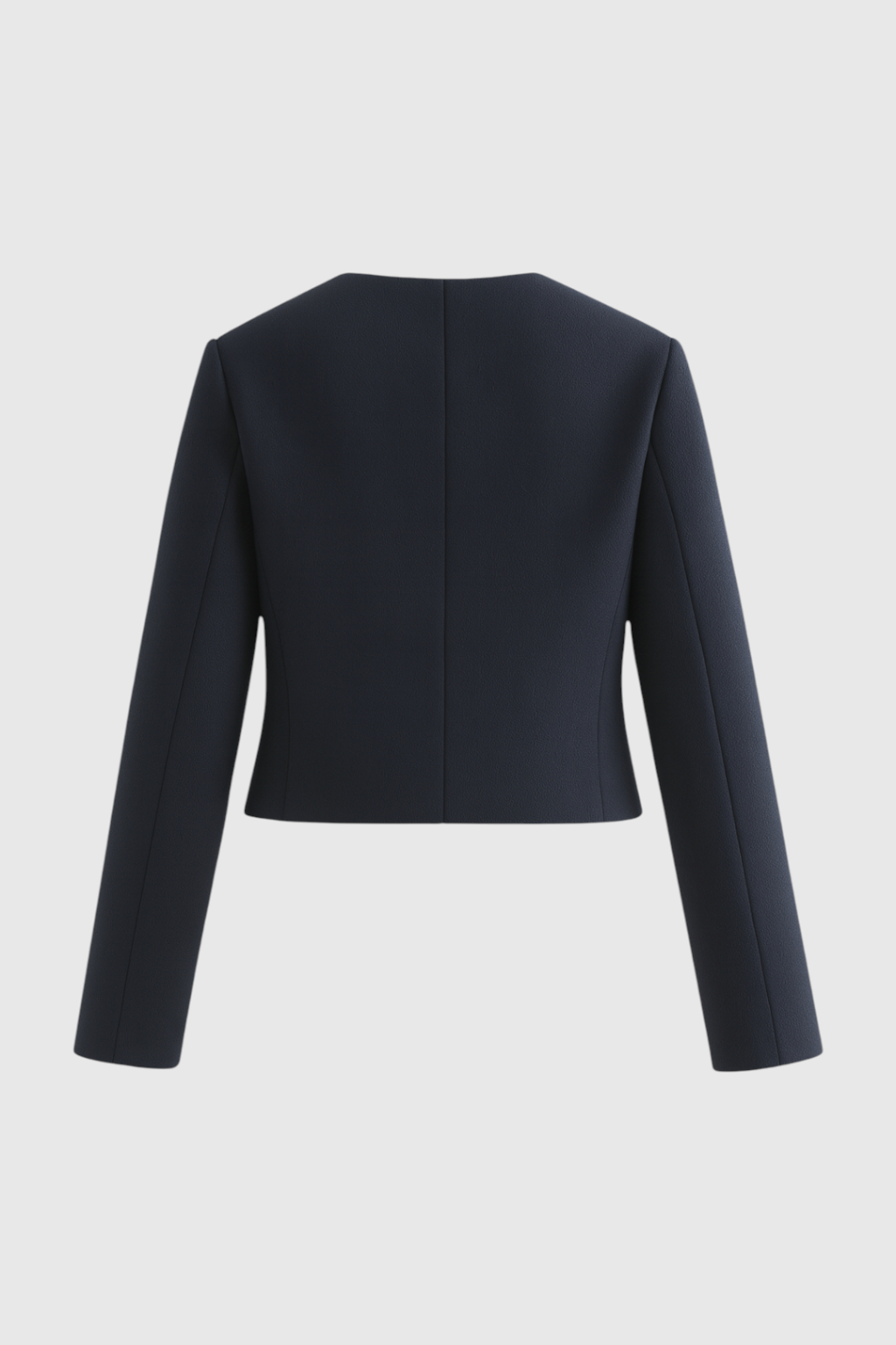 Marineblauw Wintershortjack voor Dames