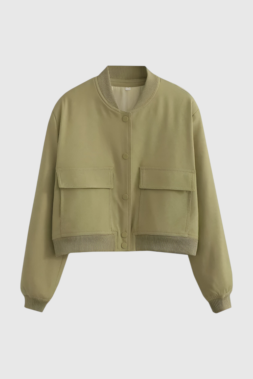 Dames Elegante Bomberjack - Khaki