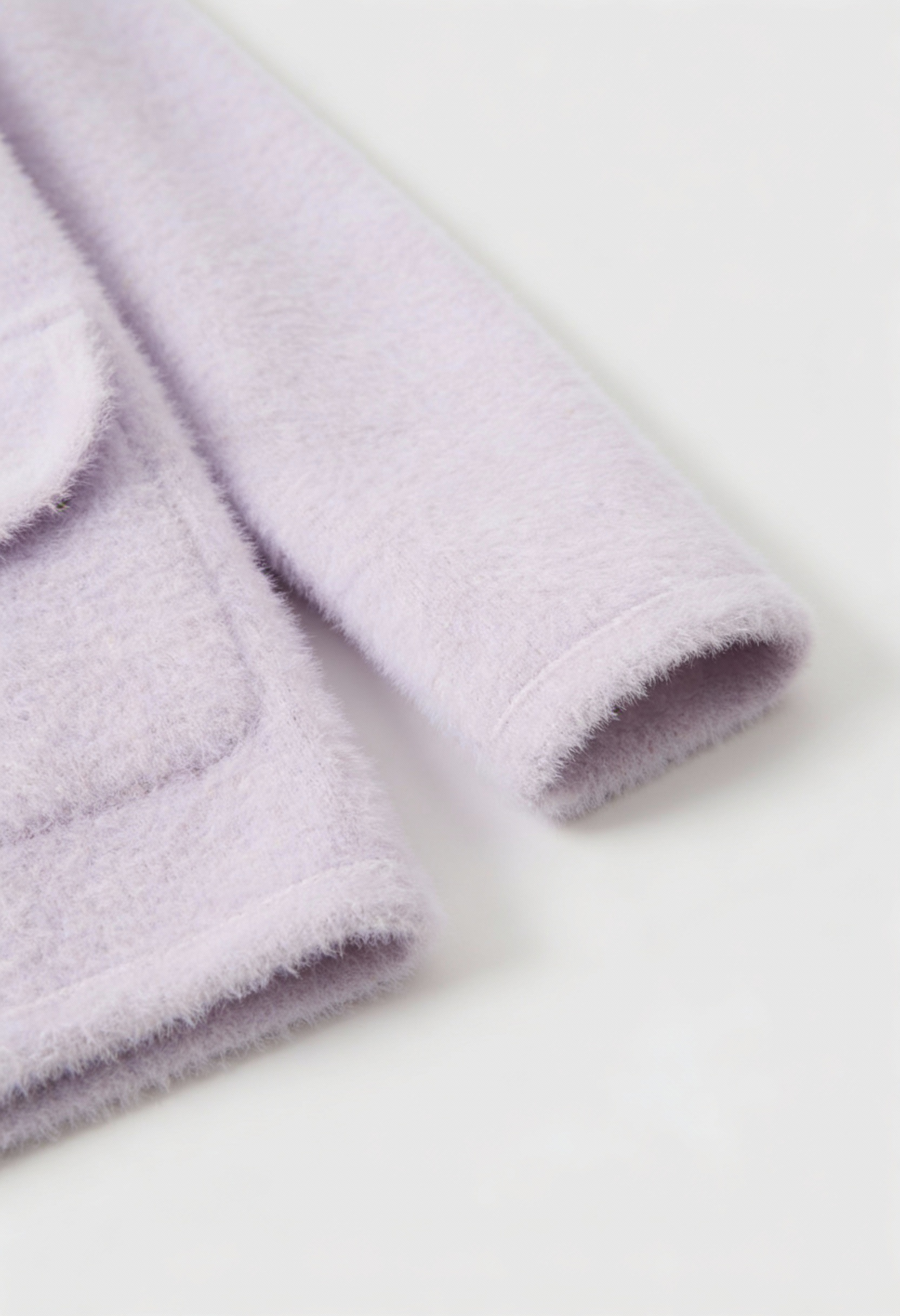 Women's Purple Knitted Long Sleeve Cardigan with O-Neck