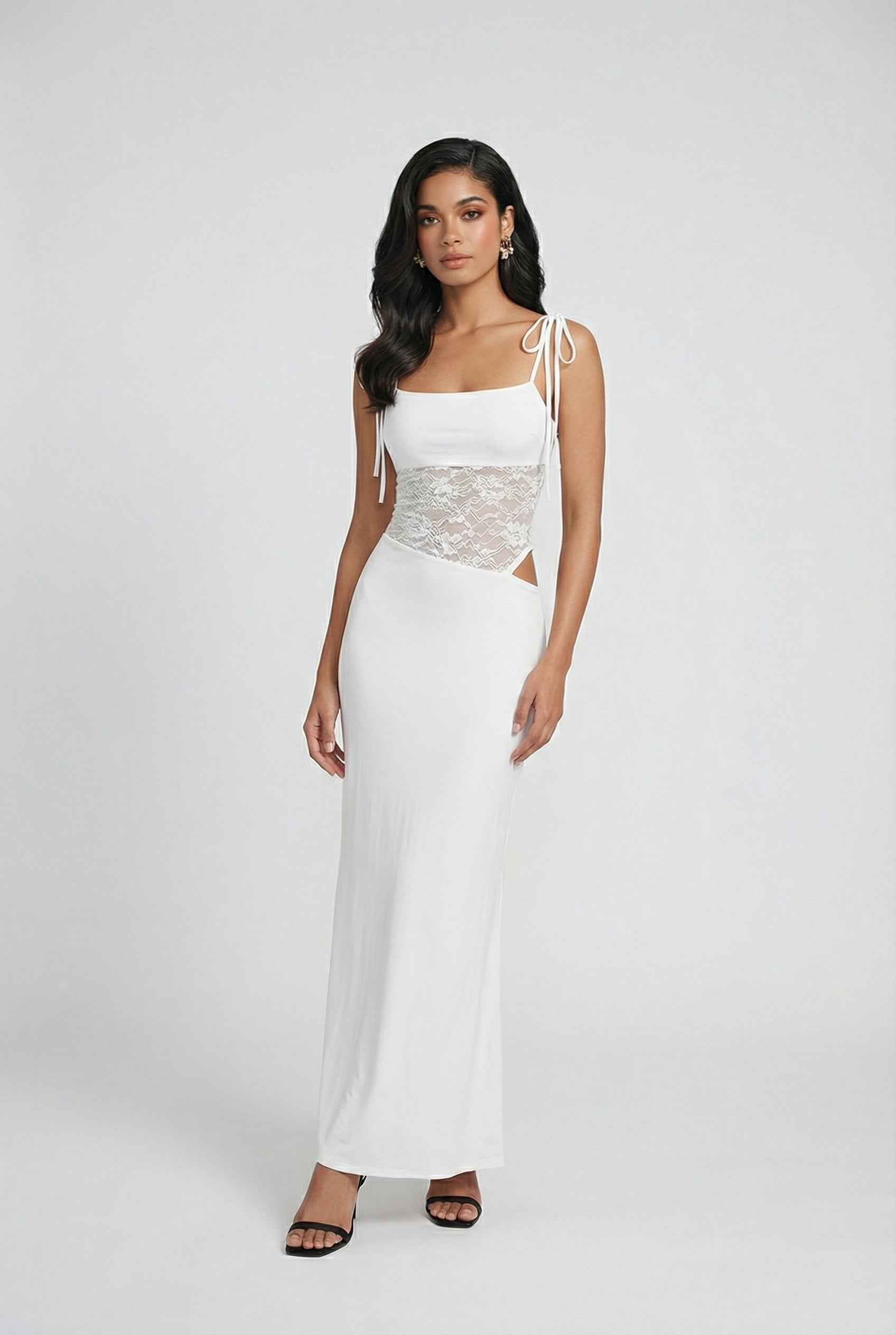 Chocolate Brown Bodycon Maxi Dress