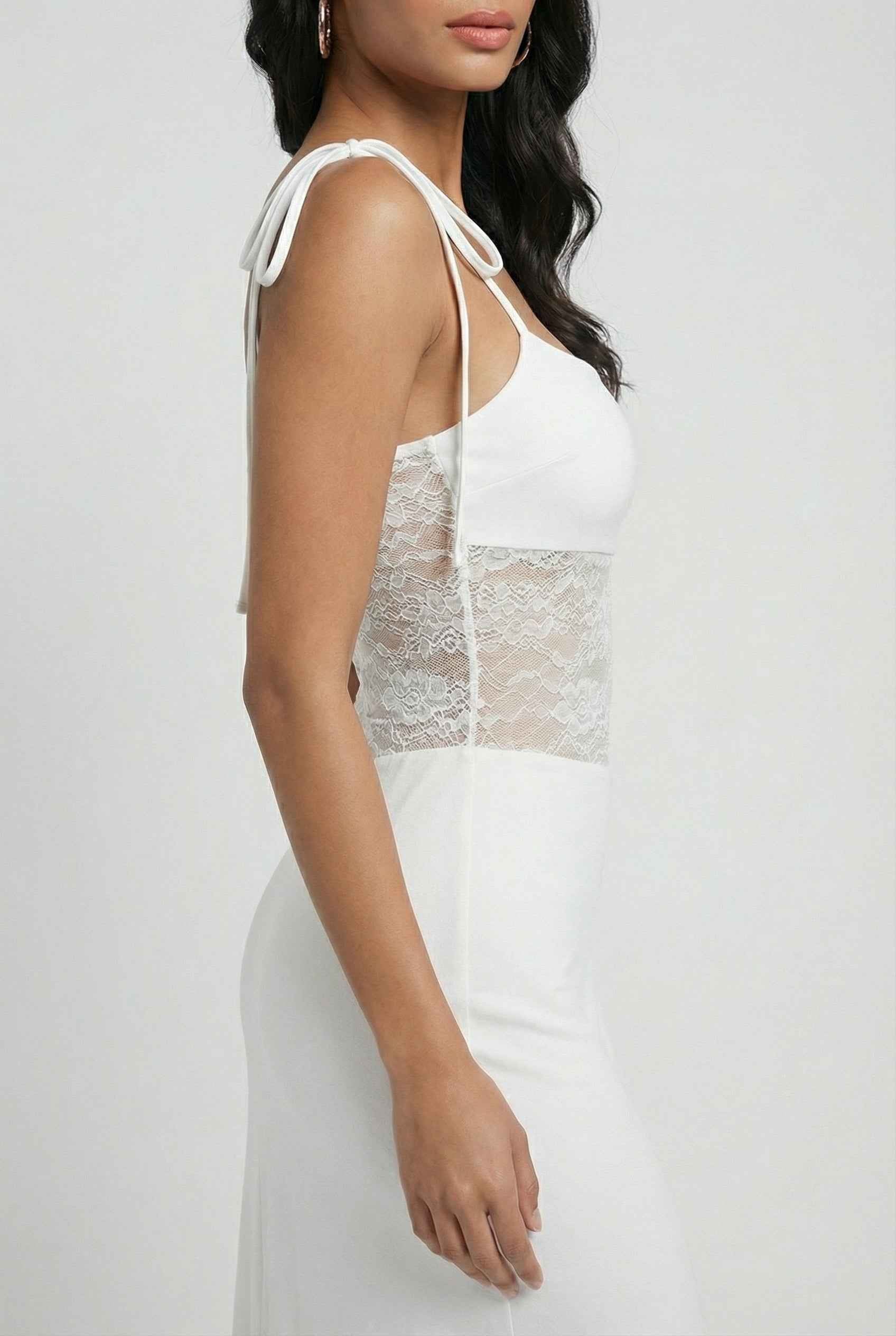 Chocolate Brown Bodycon Maxi Dress