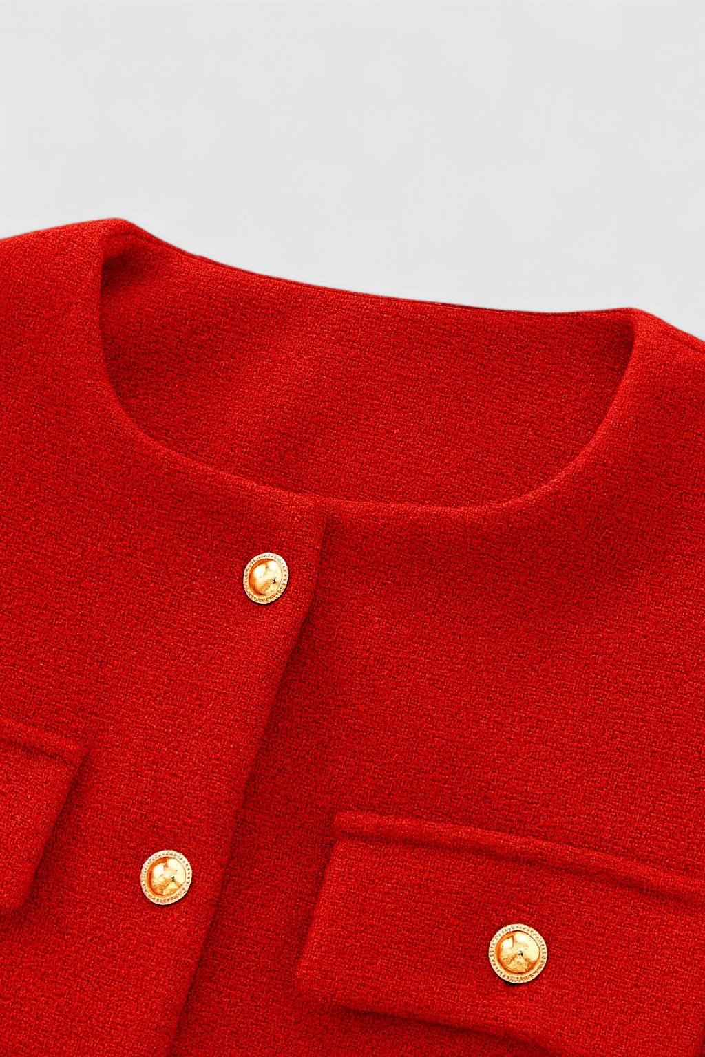 Rood Wintershortjack voor Dames