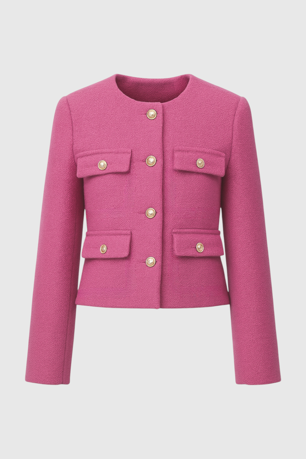 Roze Rood Wintershortjack voor Dames
