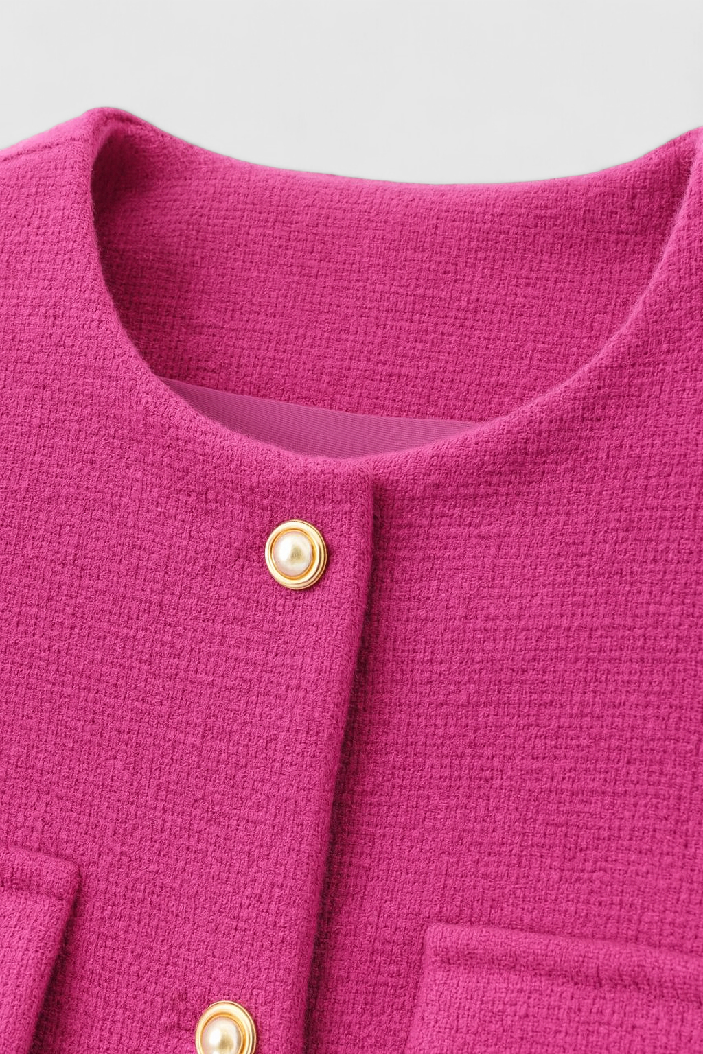 Roze Rood Wintershortjack voor Dames