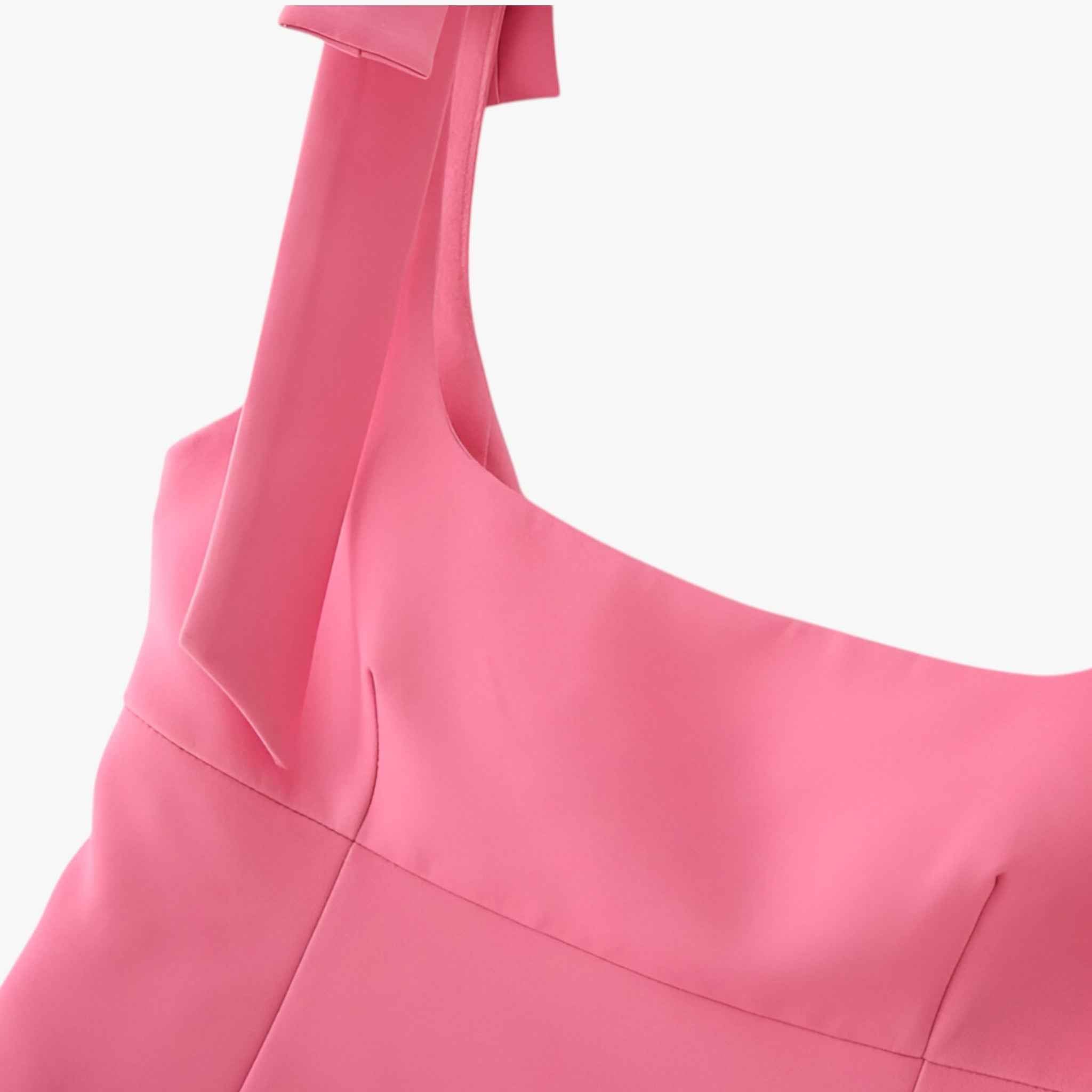 Dames Tops : Amelie Vrouwen Cami Top - Slanke Strik in Roze in van Vanda Liamo