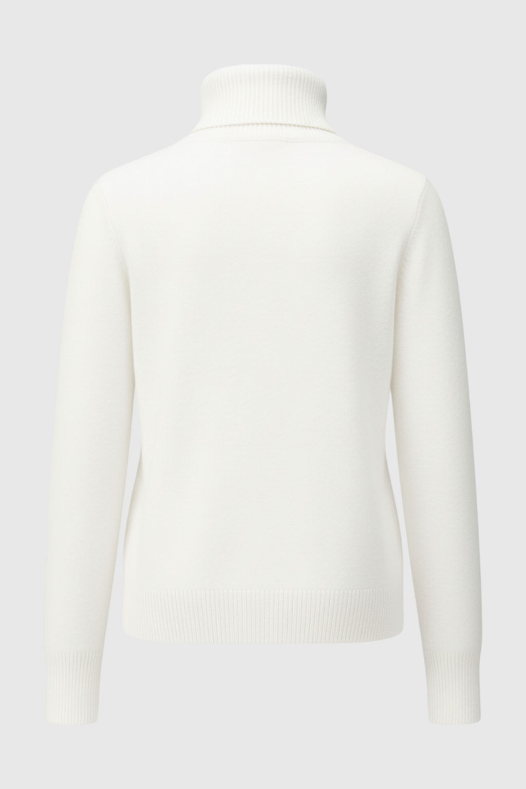 Grijs Fleece Gevoerde Thermische Coltrui