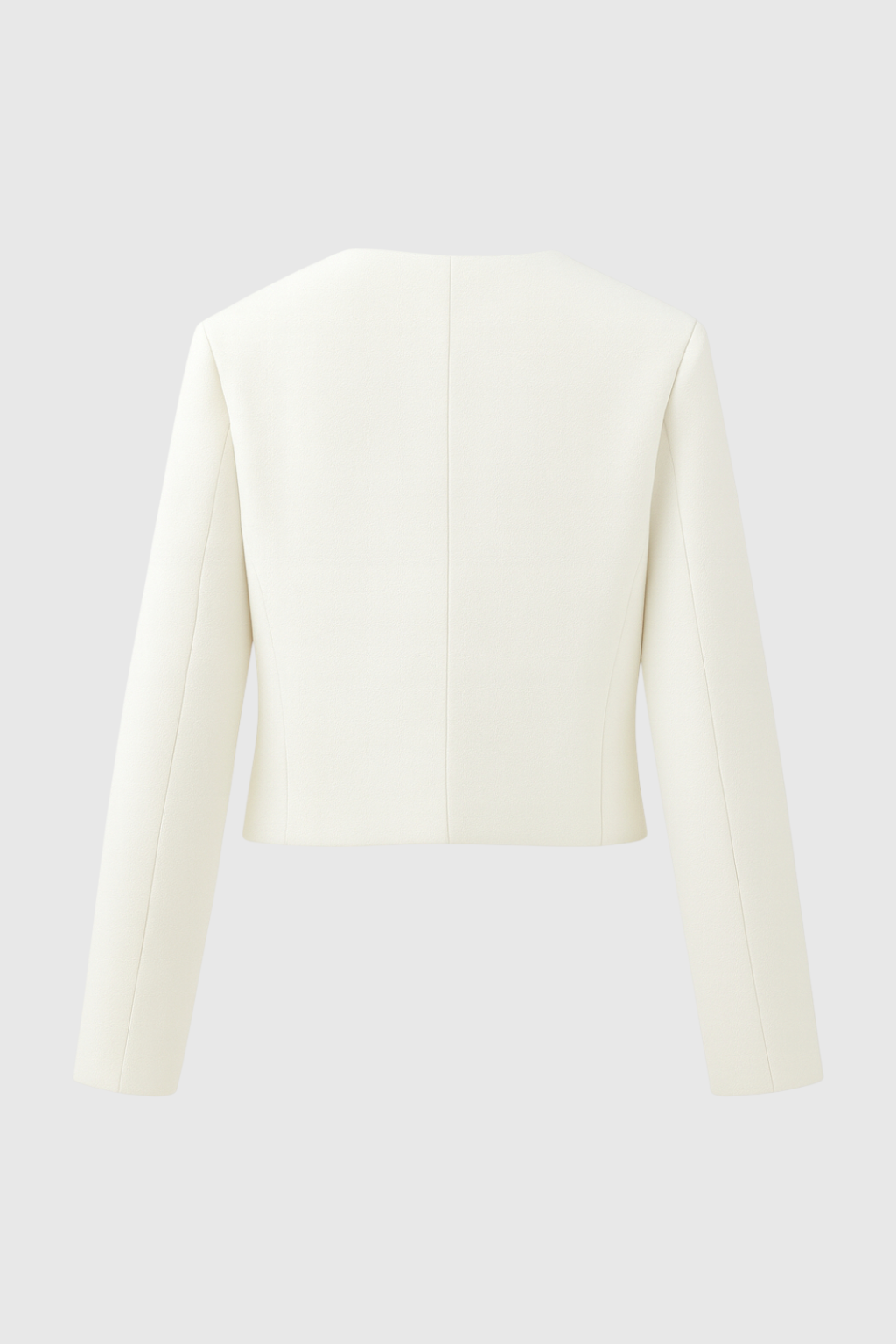 Wit Wintershortjack voor Dames