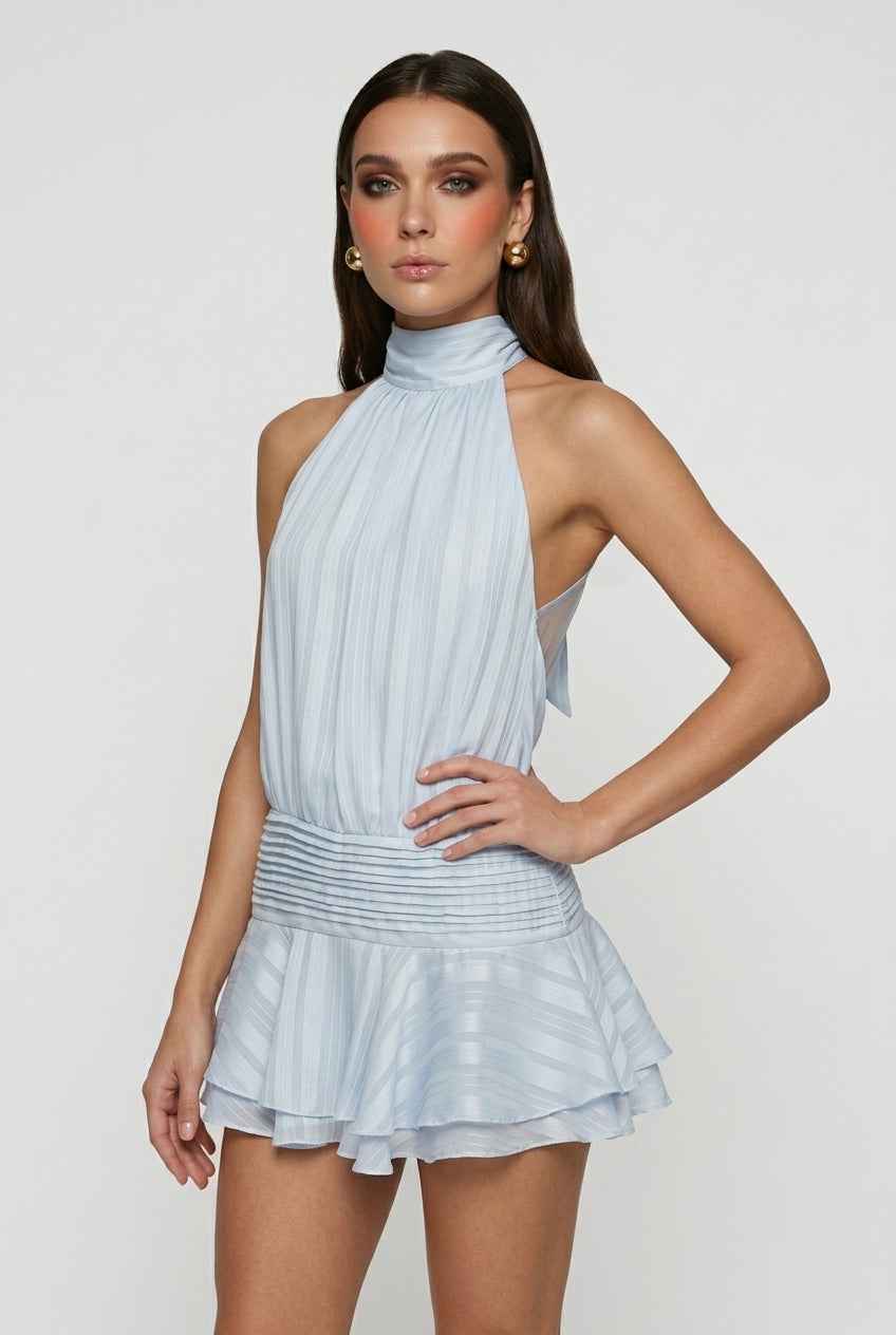 Women’s Chic Blue Mini Summer Dress – Flattering Fit for Effortless Day Looks