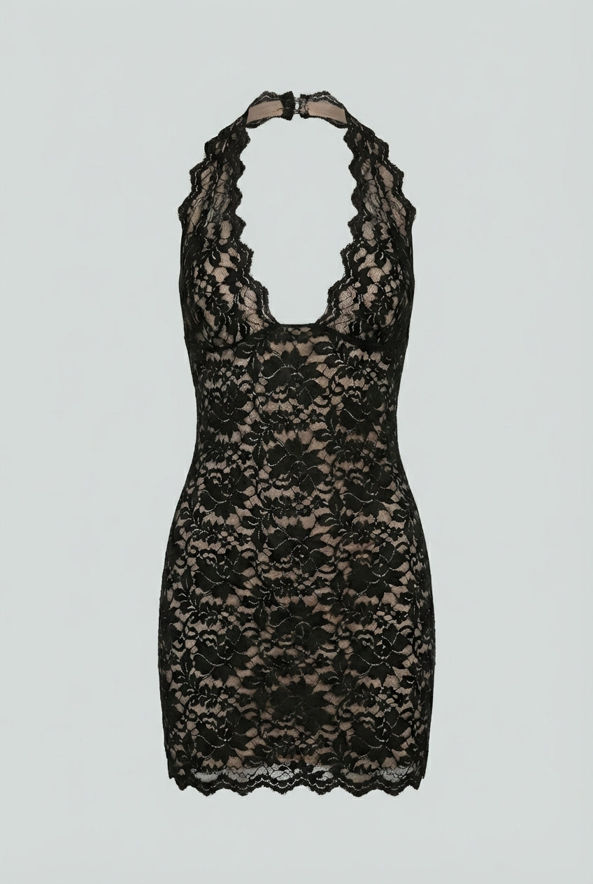 Women's Sexy Backless Mini Dress