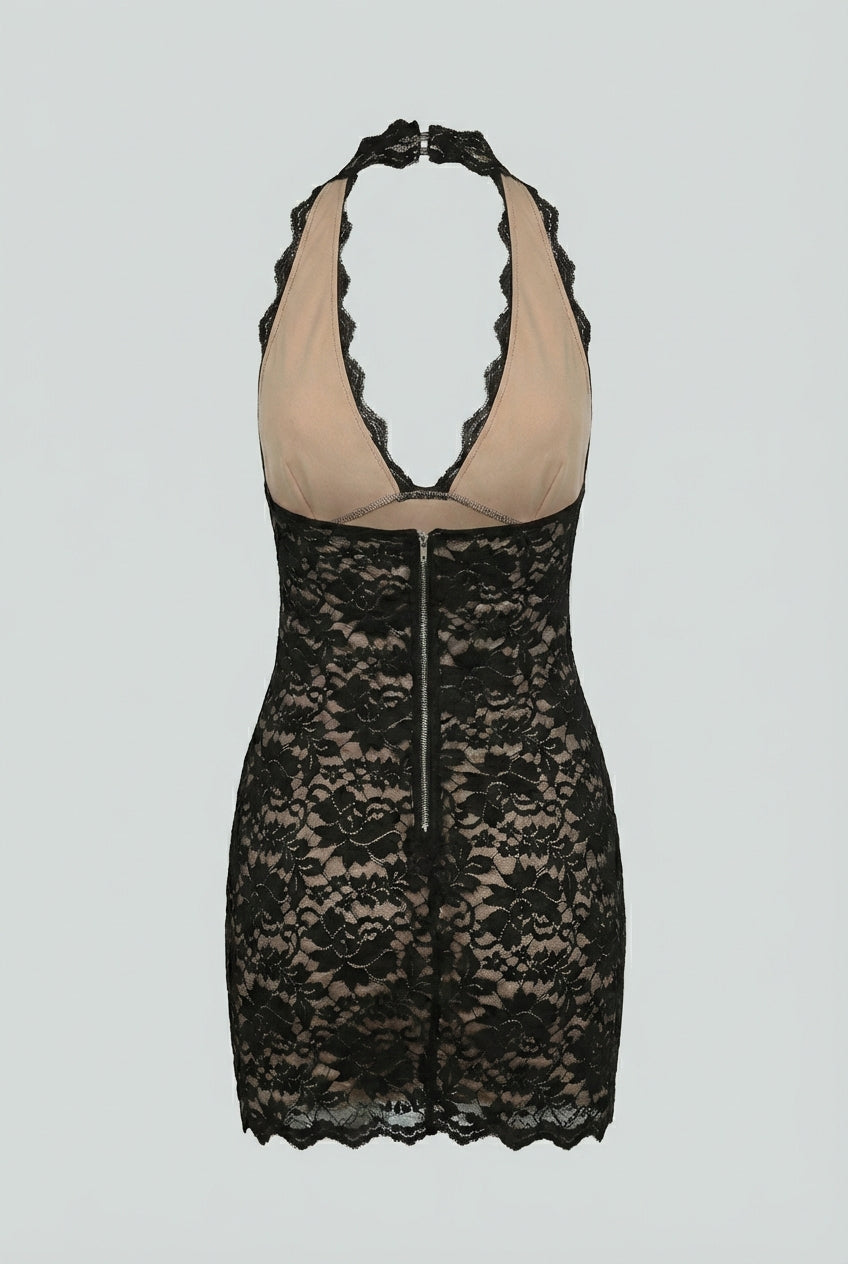 Women's Sexy Backless Mini Dress