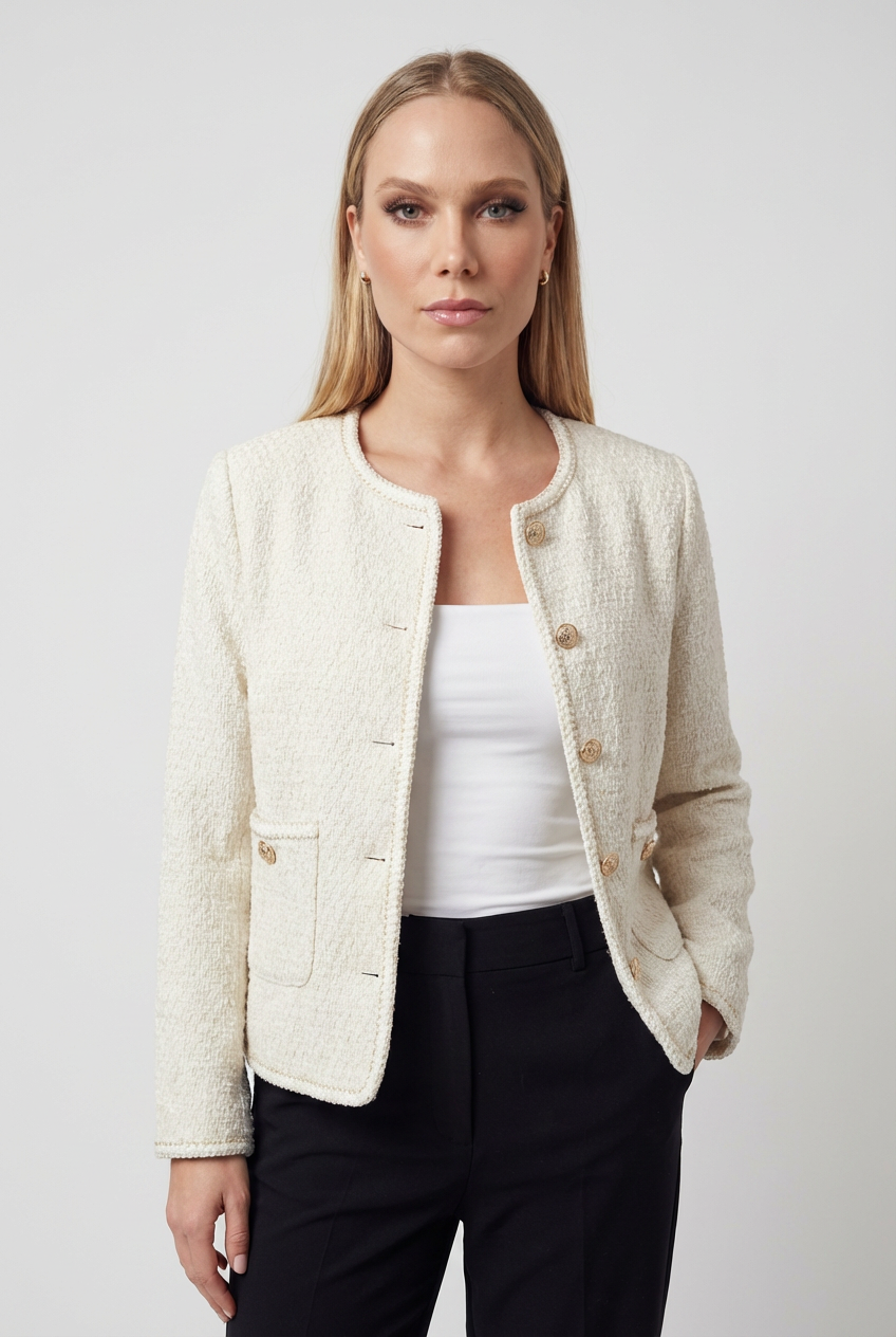 Cardigan : Women's Vintage Knit Cardigan Sweater - Soft Cotton Blend, Button-Front in van Vanda Liamo