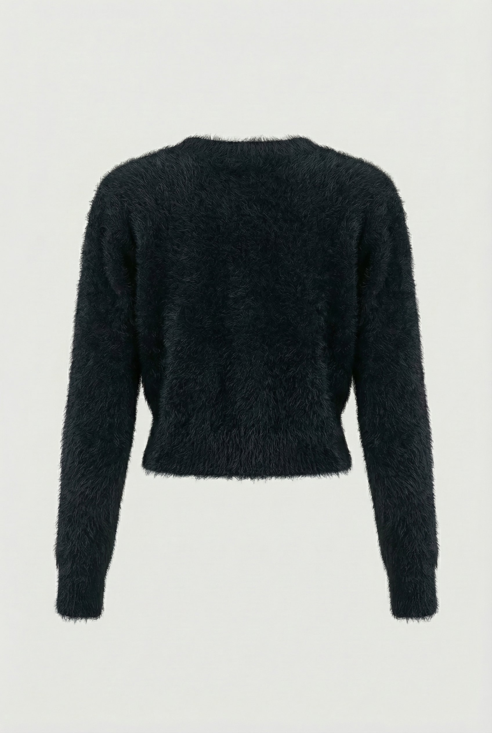 Women's Black V-Neck Cardigan