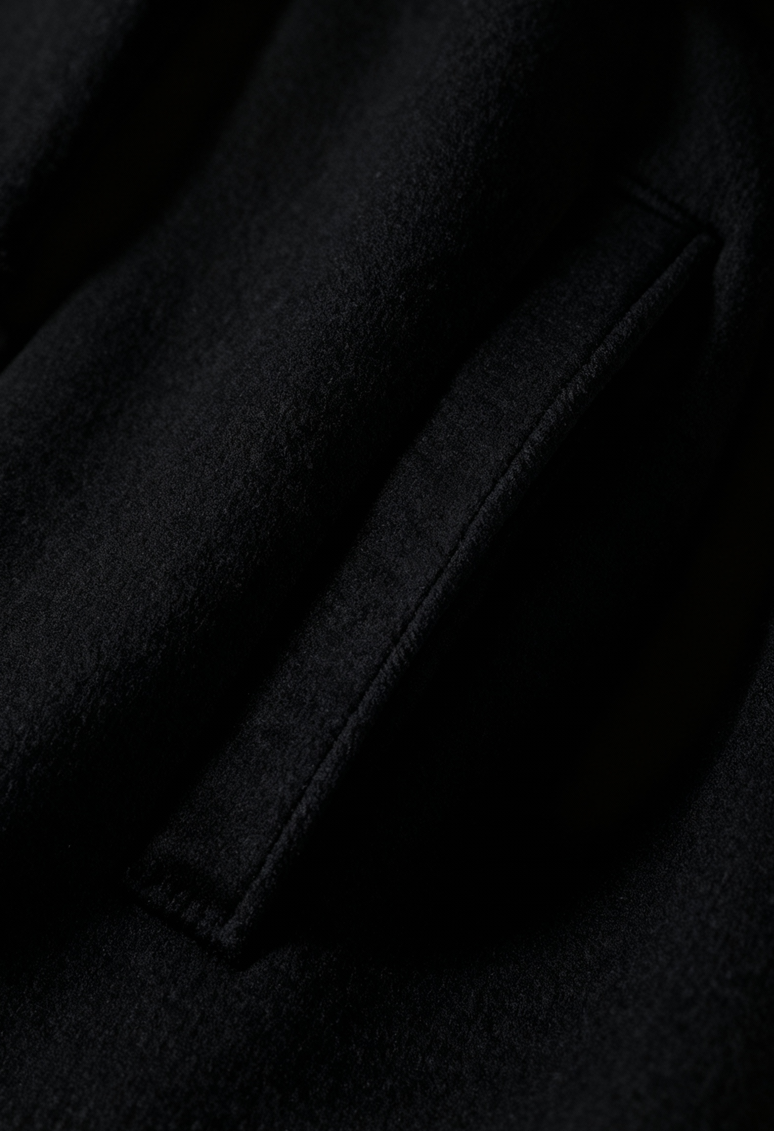 Zwarte Lange Trenchcoat