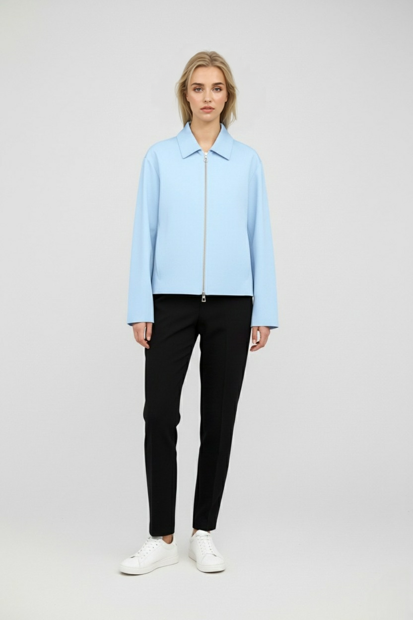 Dames Casual Bomberjack - Lichtblauw