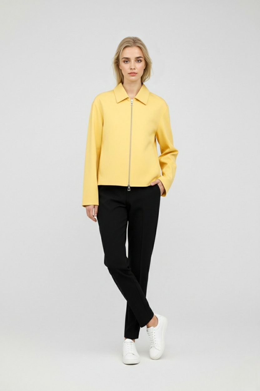Dames Casual Bomberjack - Geel