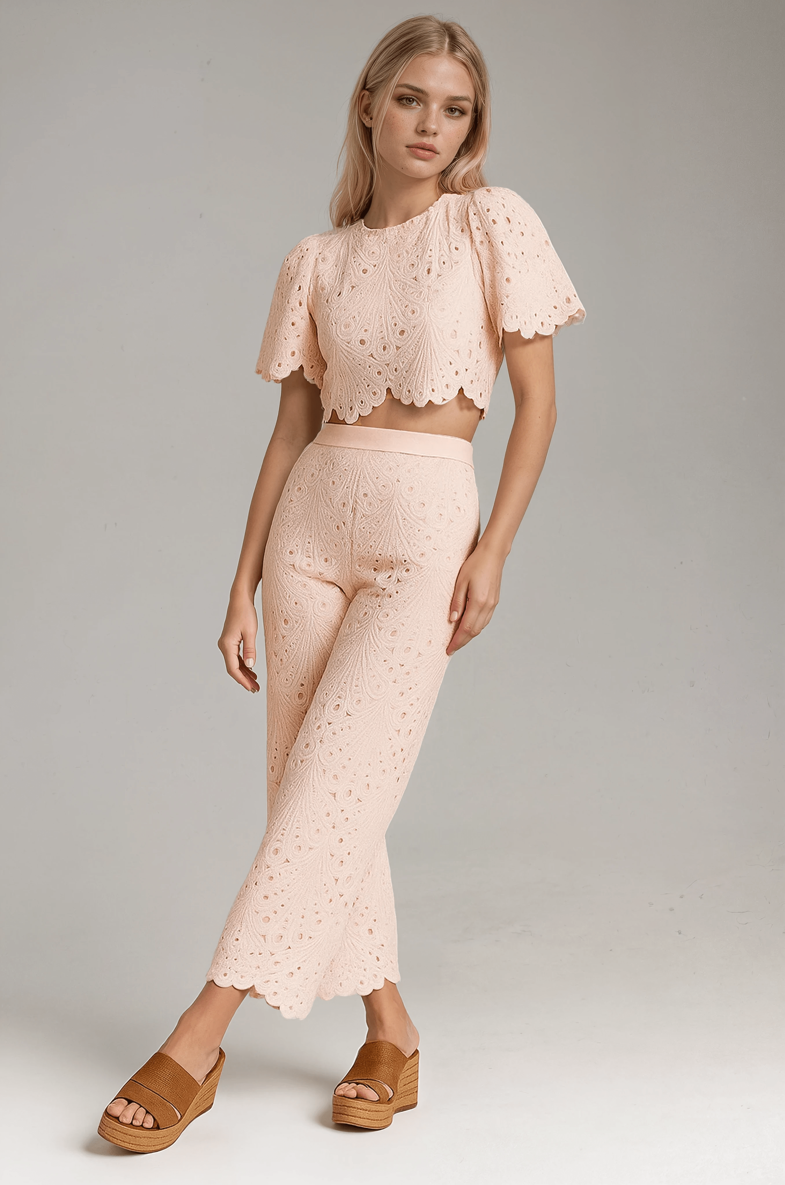 Dames Sets : Dames Tweedelig Set Roze - Elegante Combinatie van Stijl in van Vanda Liamo