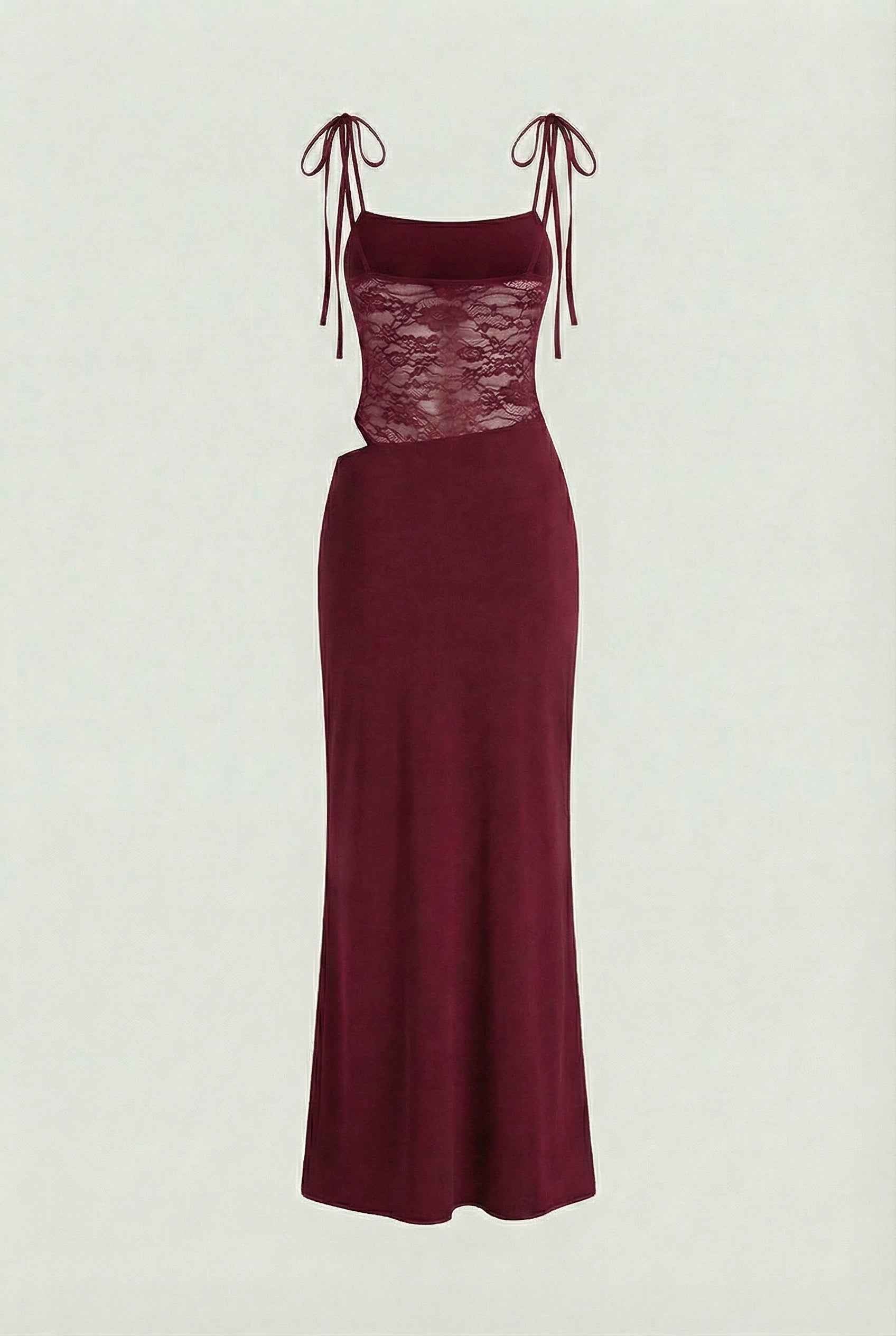 Chocolate Brown Bodycon Maxi Dress