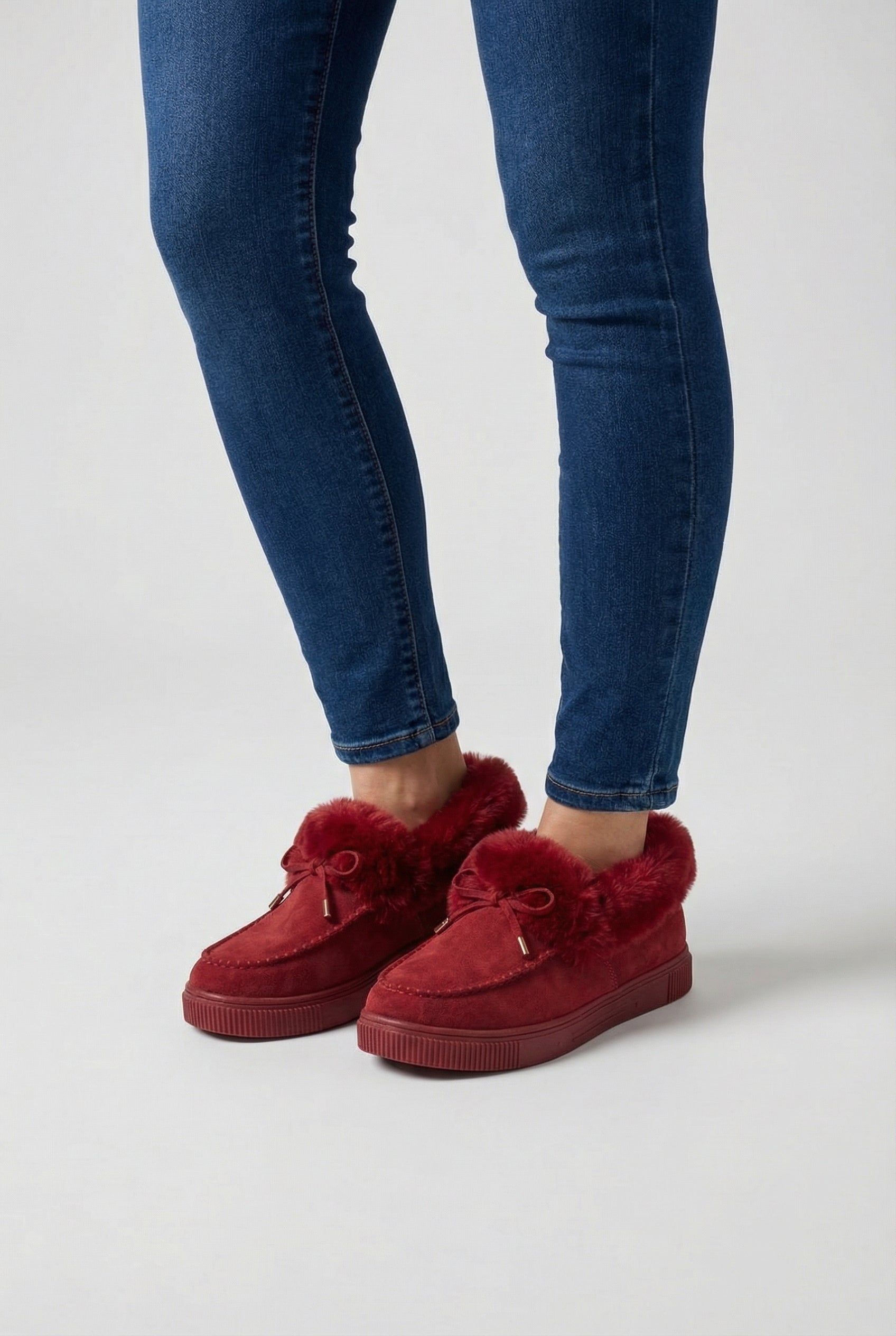 Burgundy Winter Boots for Women