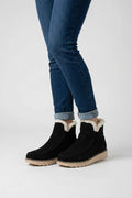 Classic Black Weather-Proof Ankle Boots