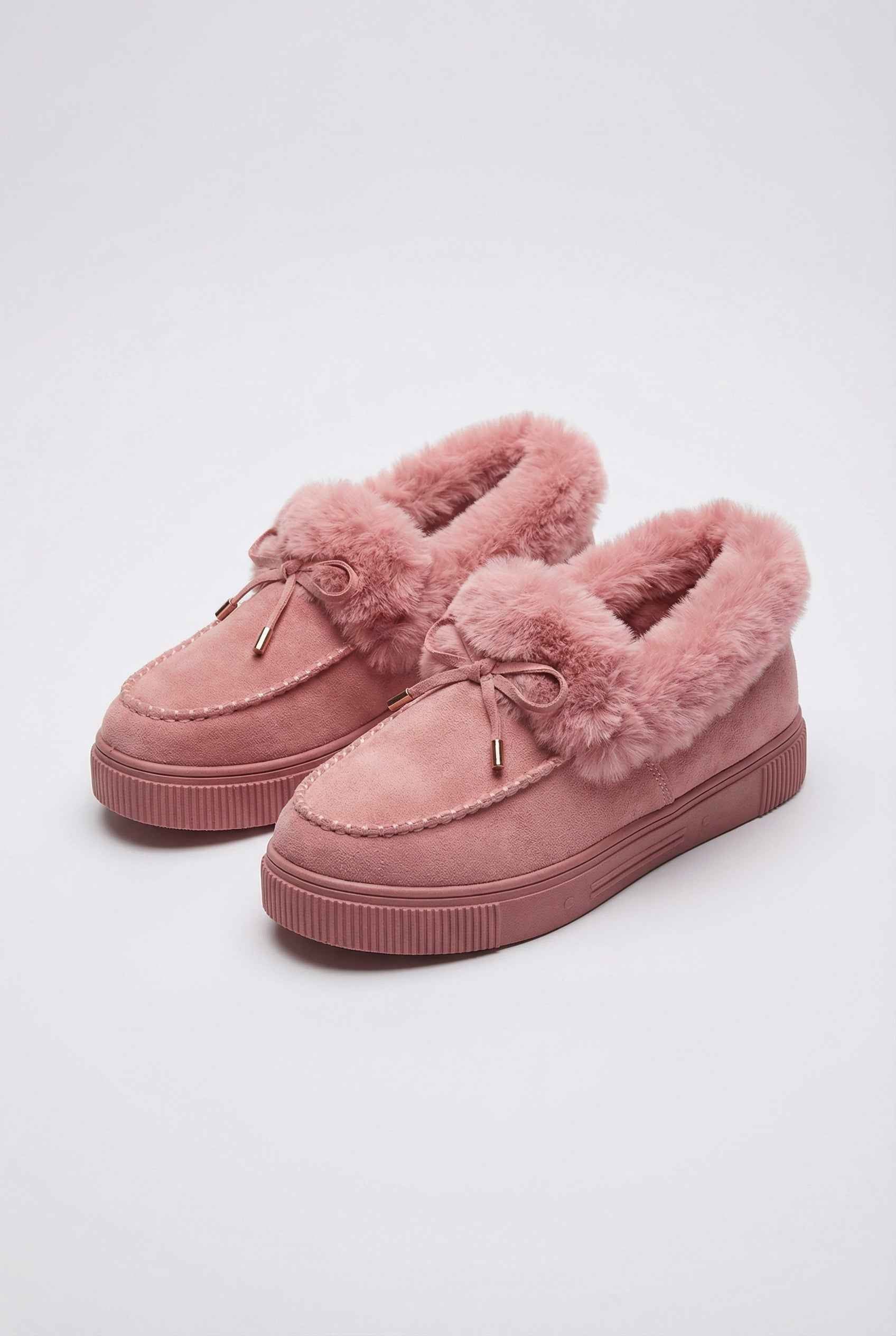 Women's Purple Winter Snow Boots - Water-Resistant & Cozy