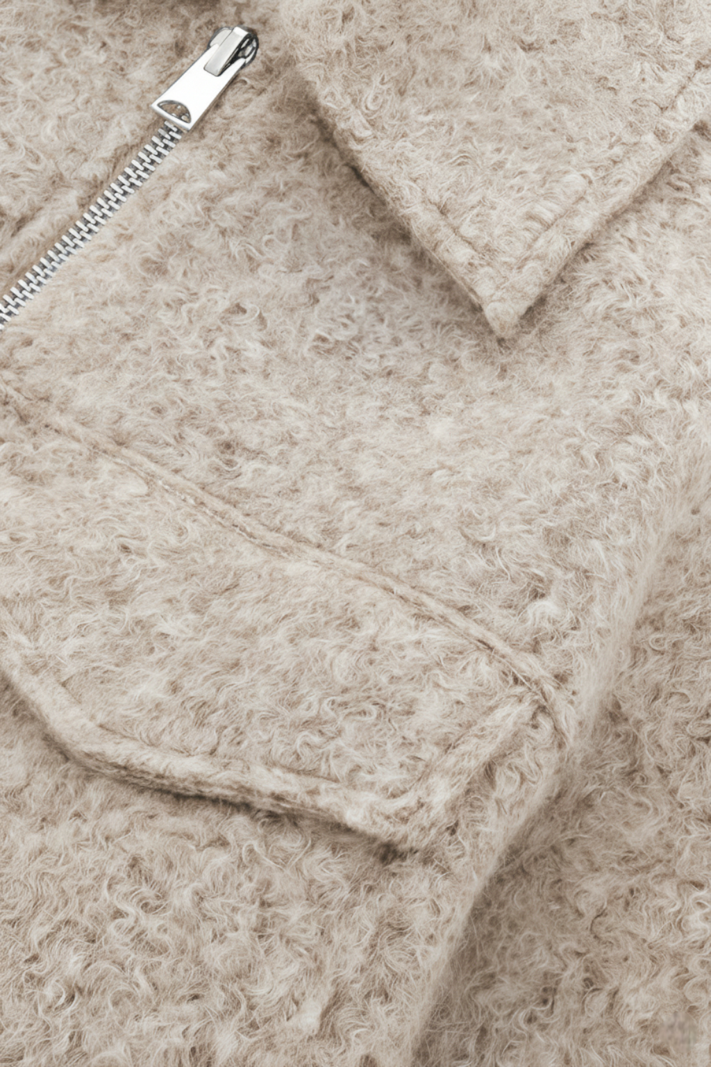 Dames Beige Ritsjack