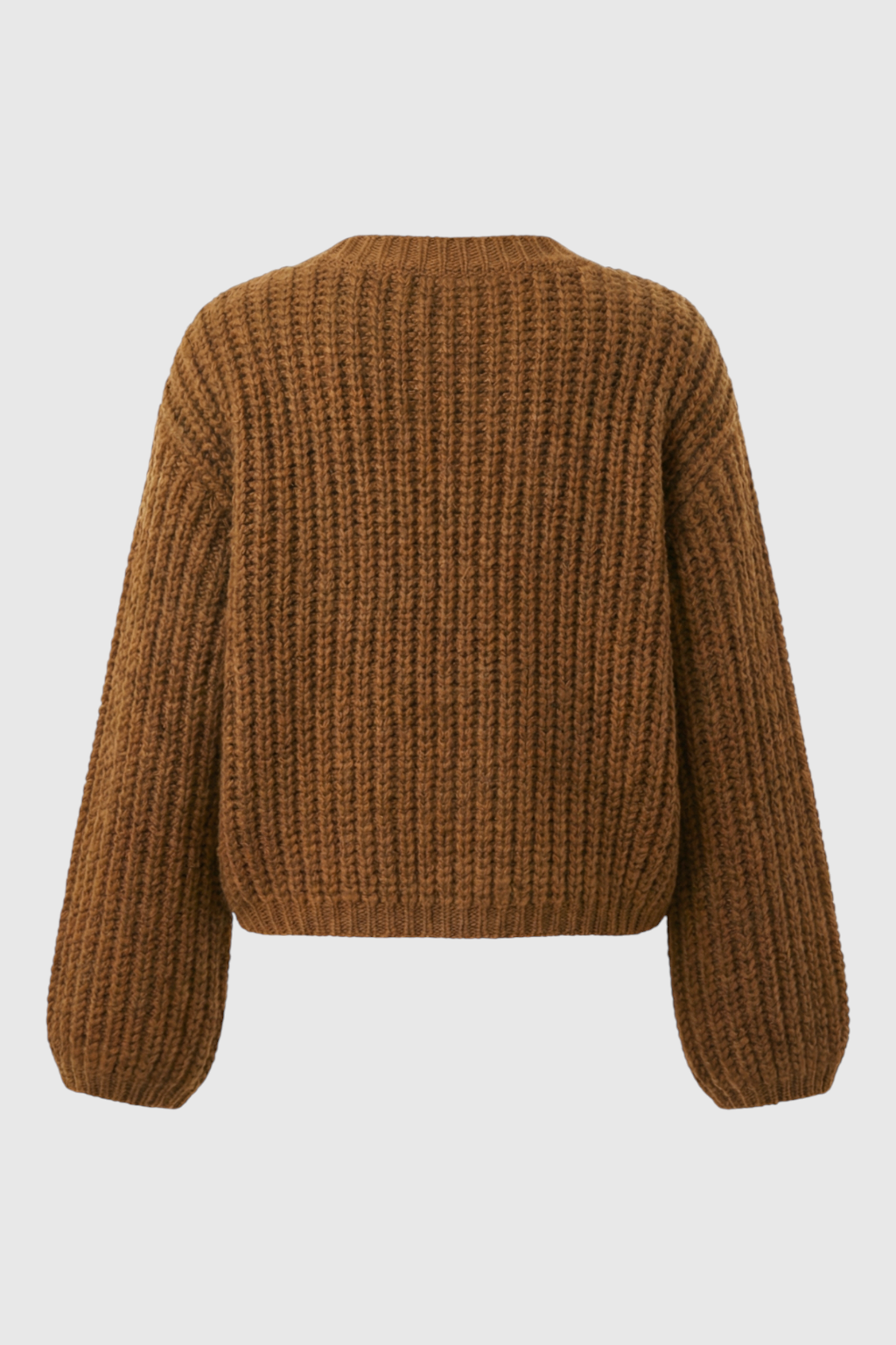 Dames Bruin Gebreid Vestje