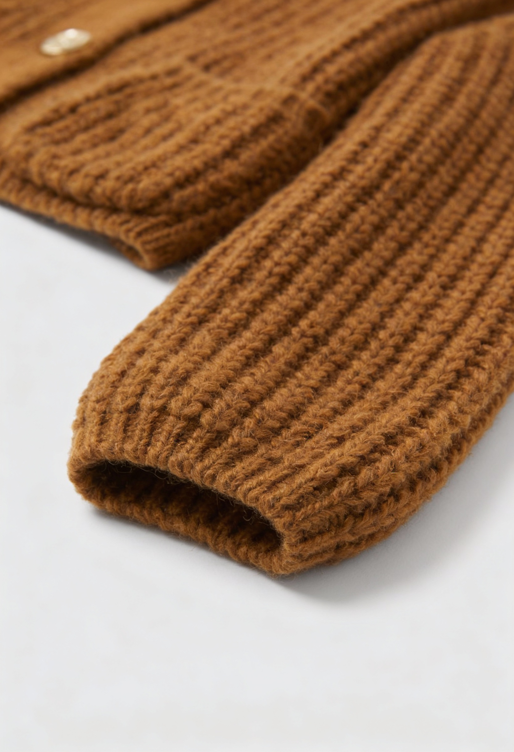 Dames Bruin Gebreid Vestje