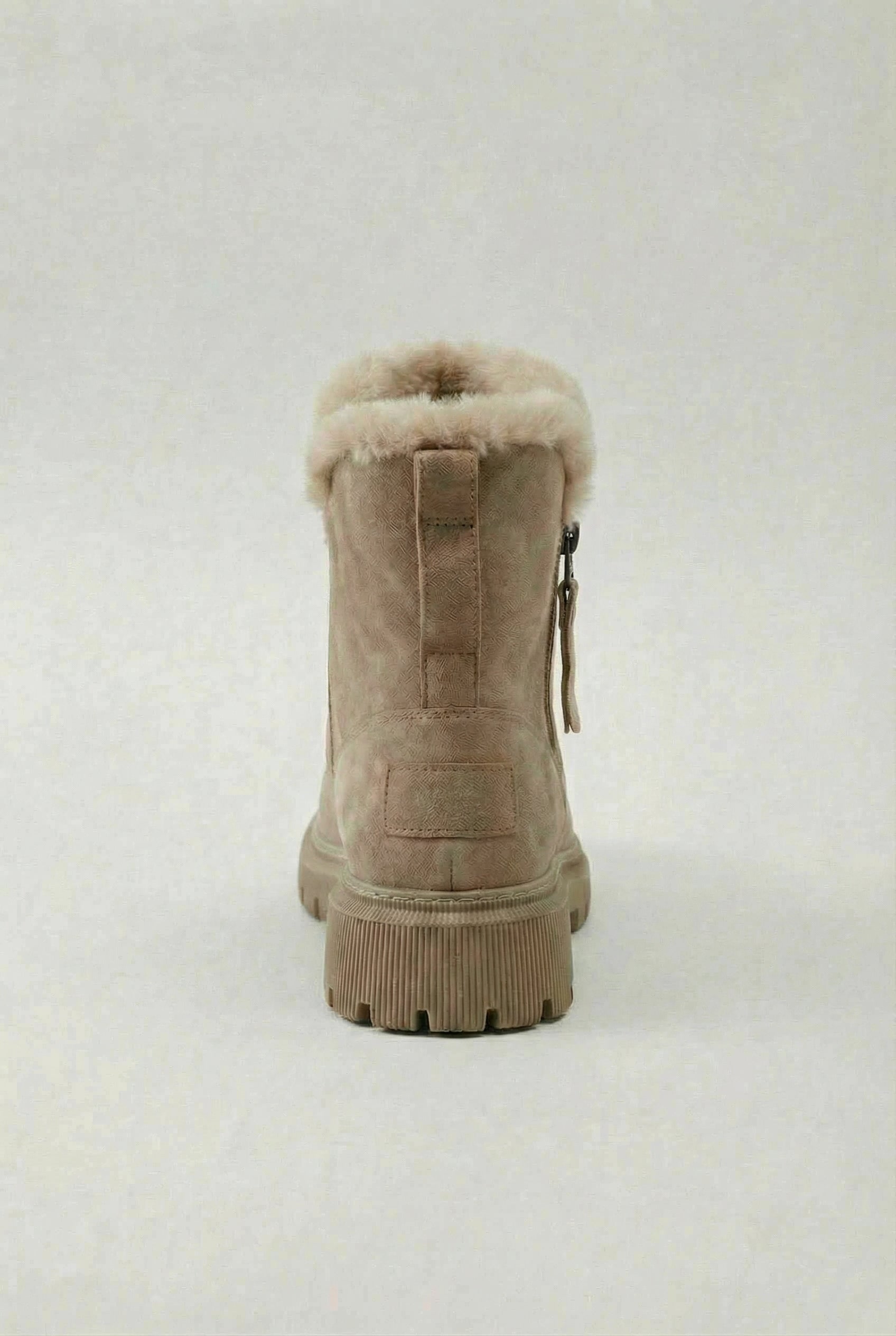 Women's Boots : Women's Brown Waterproof Insulated Anti-Slip Winter Snow Boots in van Vanda Liamo