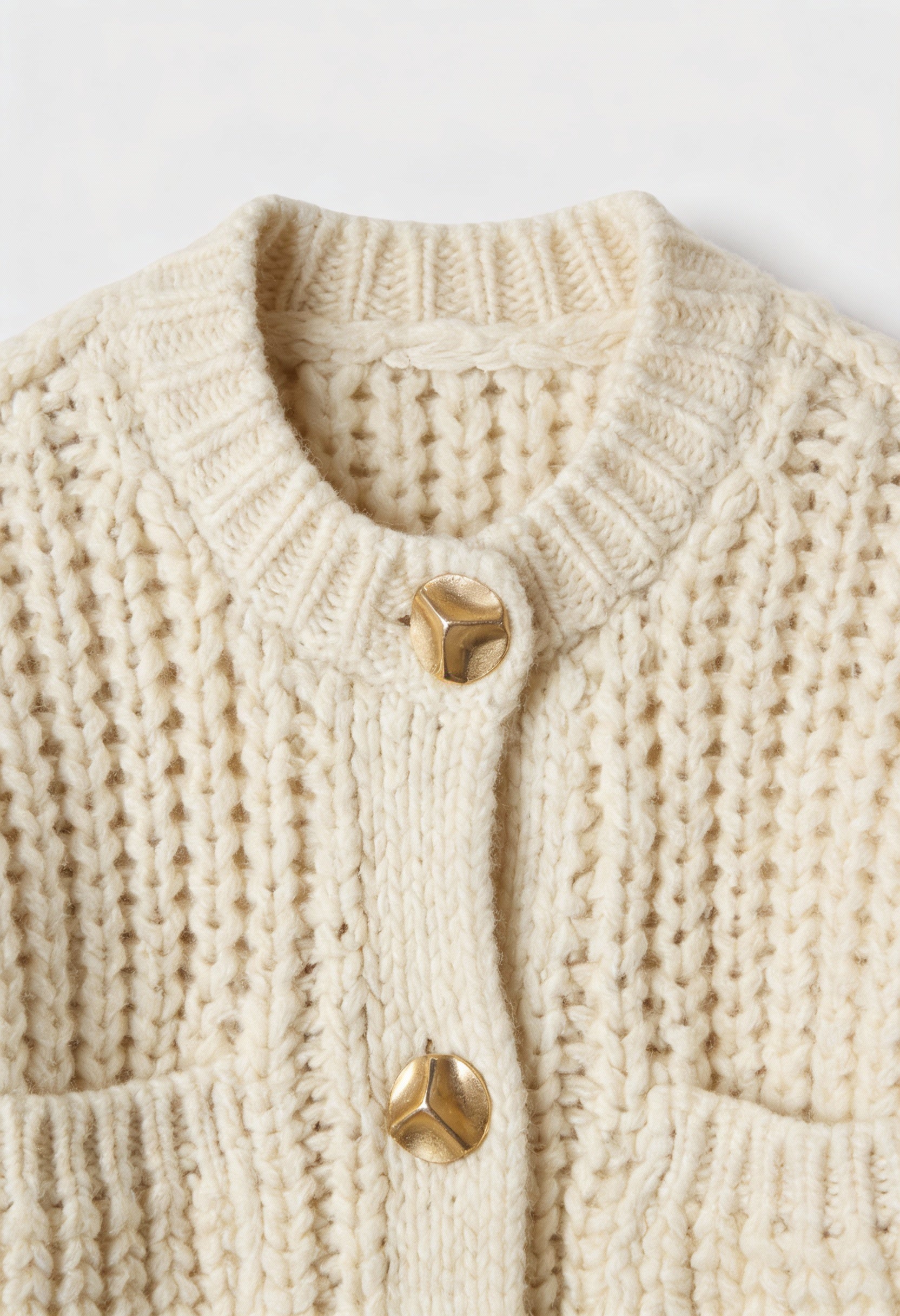 Dames Casual Wit Gebreid Vestje