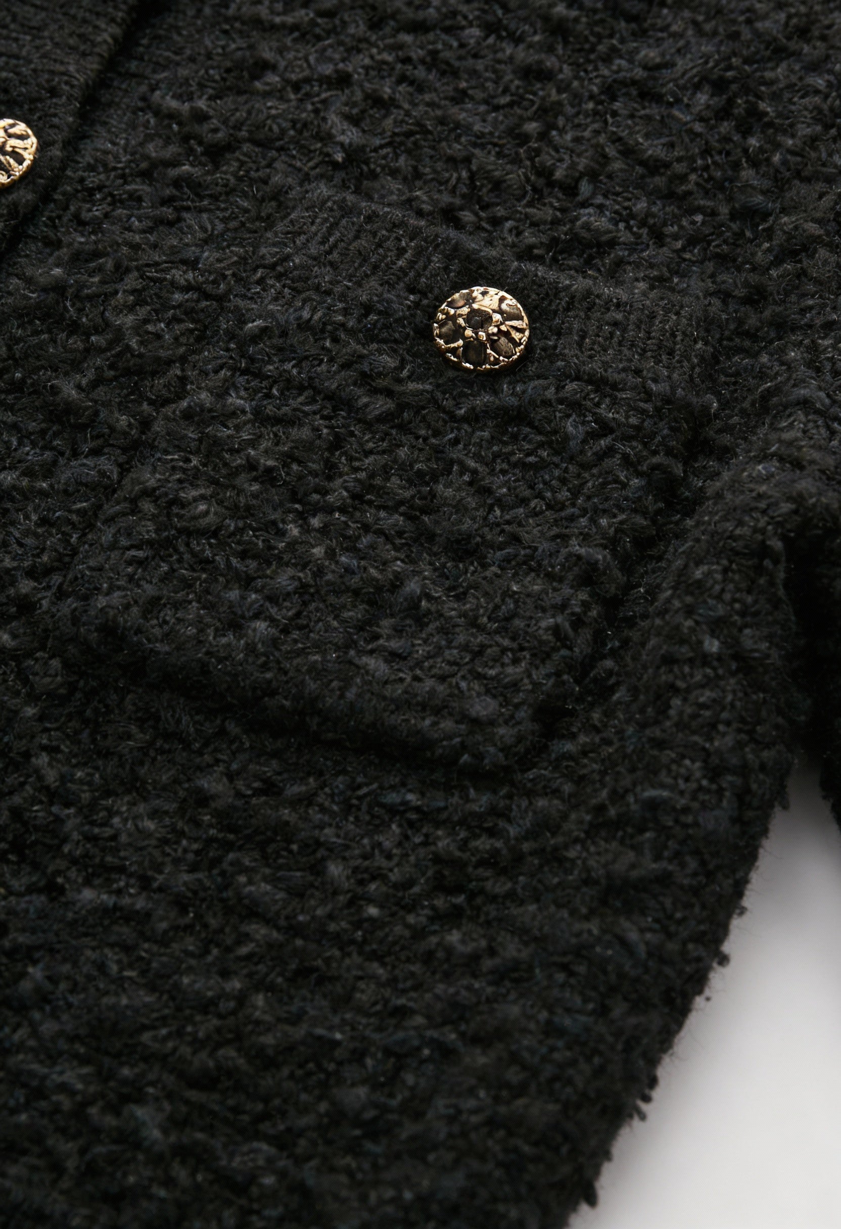 Cardigan : Women's Casual Black Knit Cardigan in van Vanda Liamo