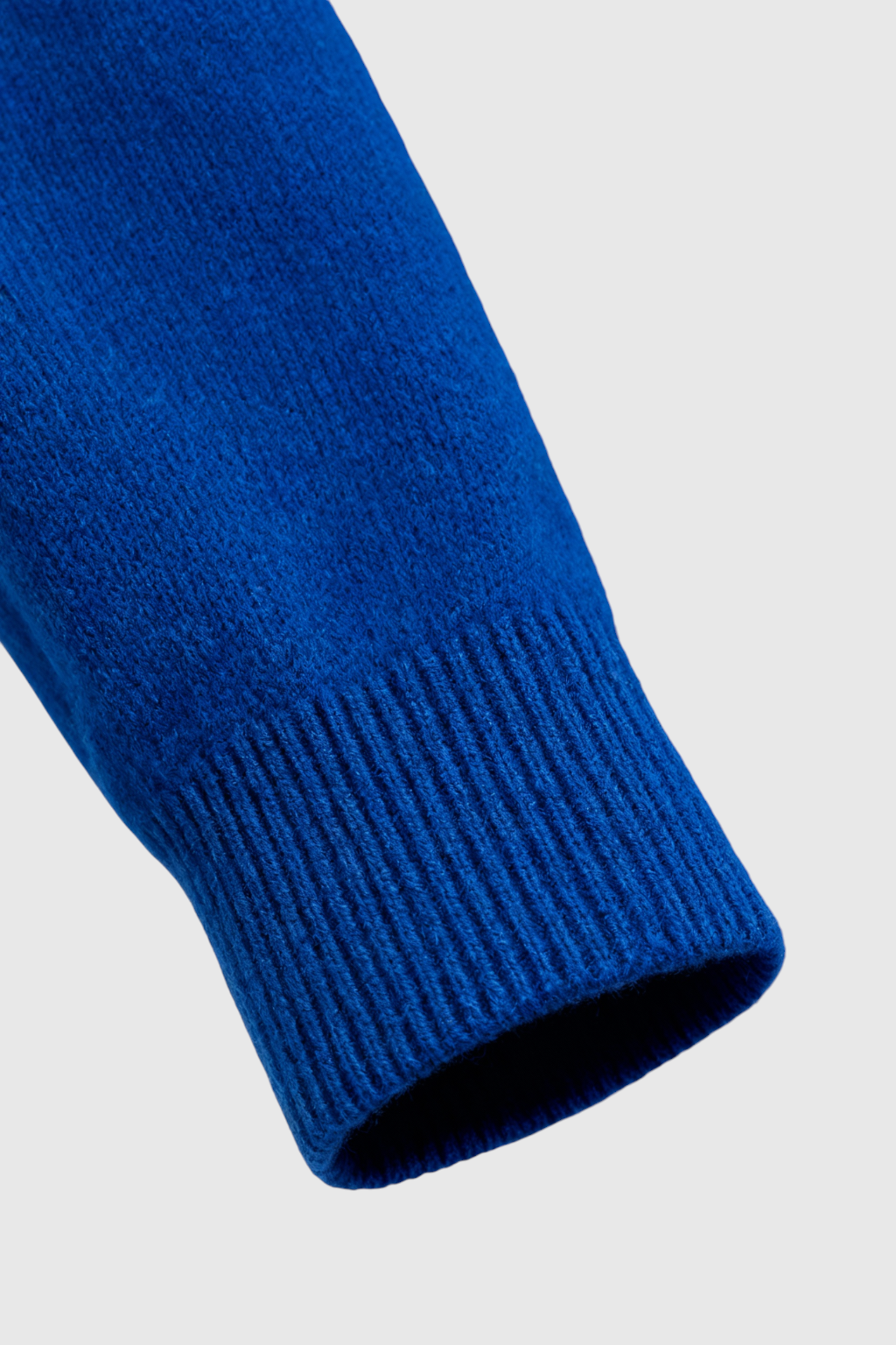 Dames Donkerblauw Merinowollen V-hals Trui