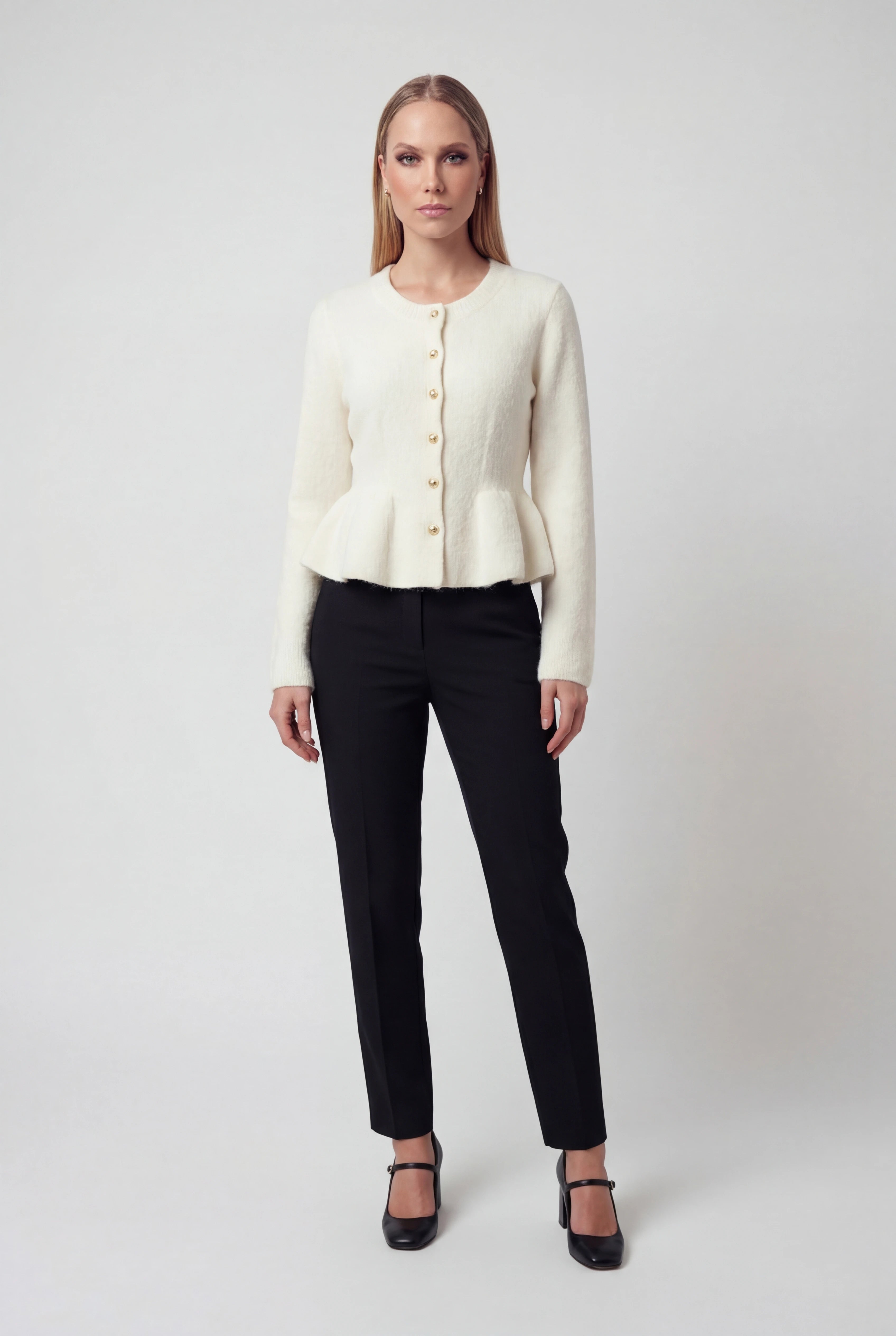 Dames Elegante Vestje Met Ruches