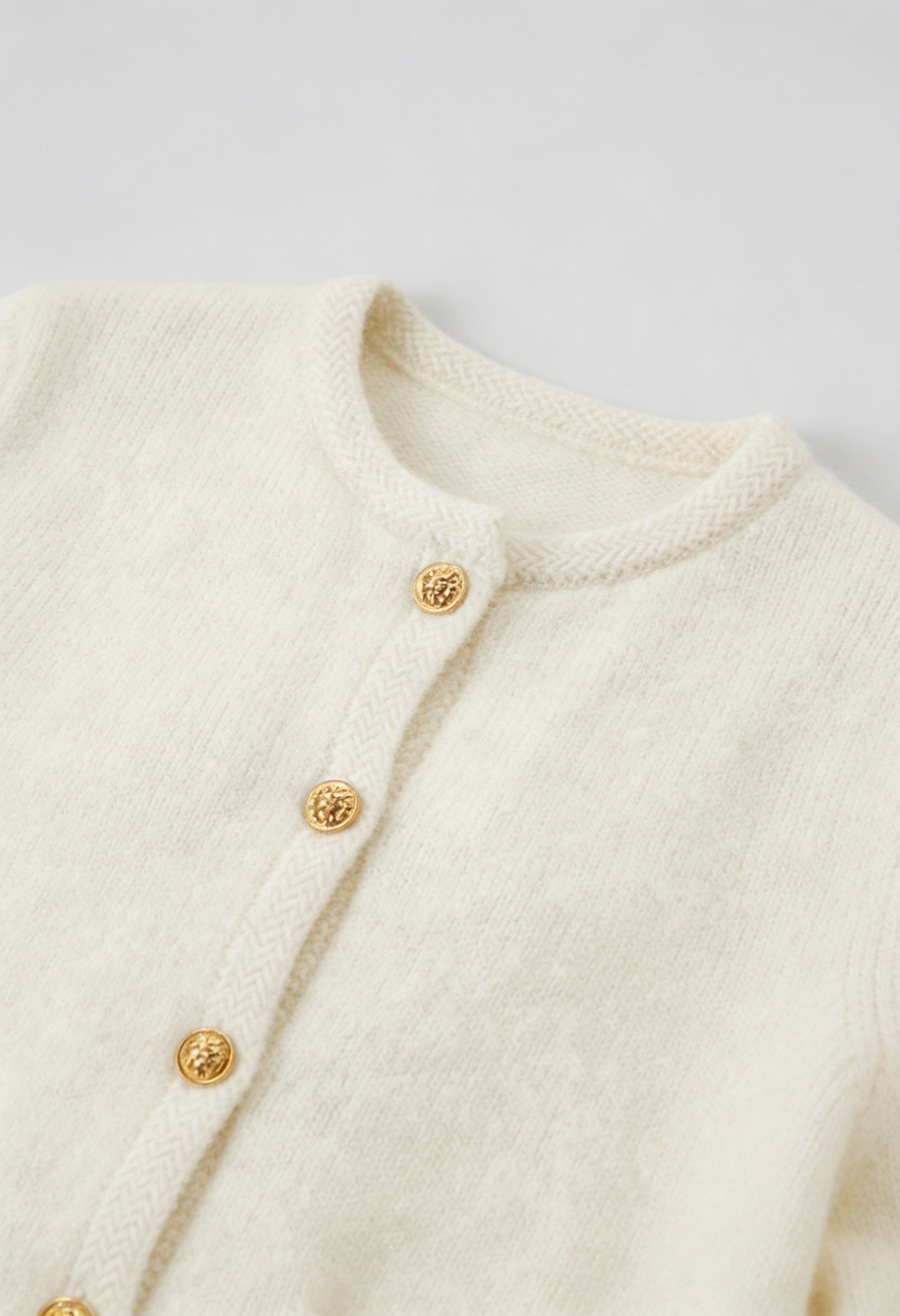 Women's Knit White Cardigan