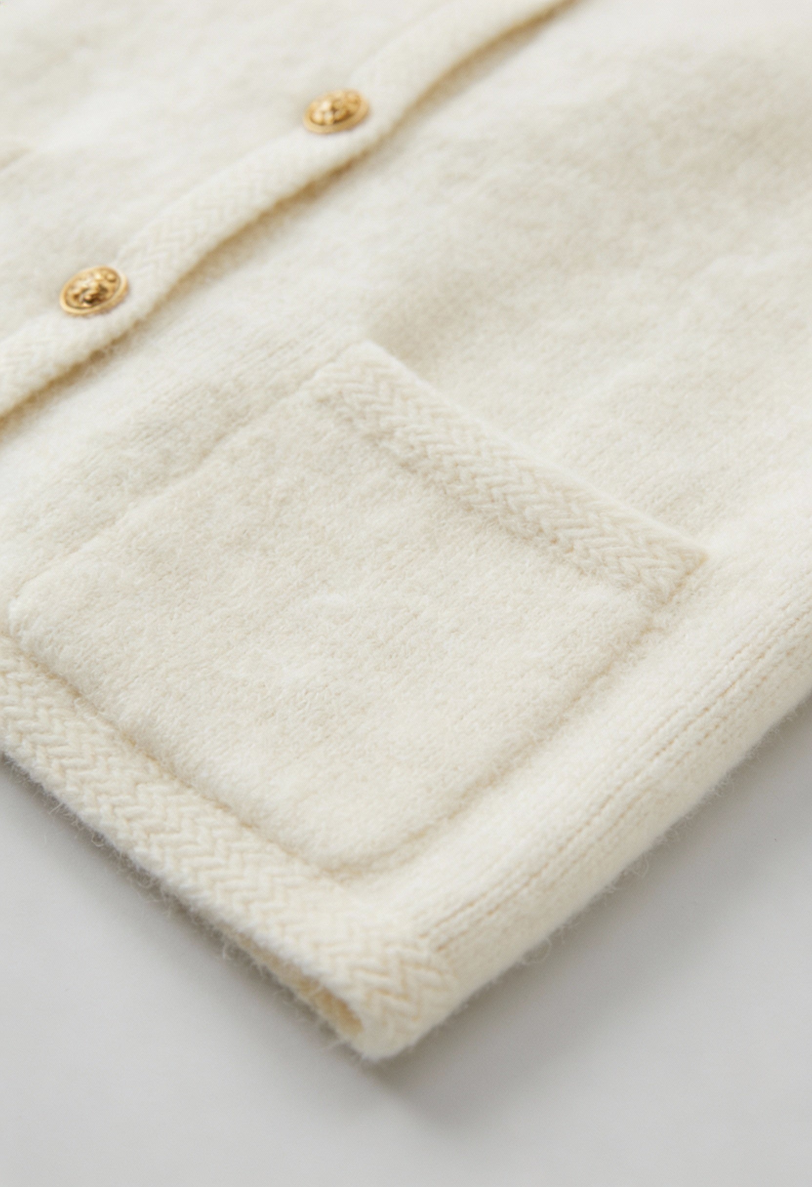 Women's Knit White Cardigan