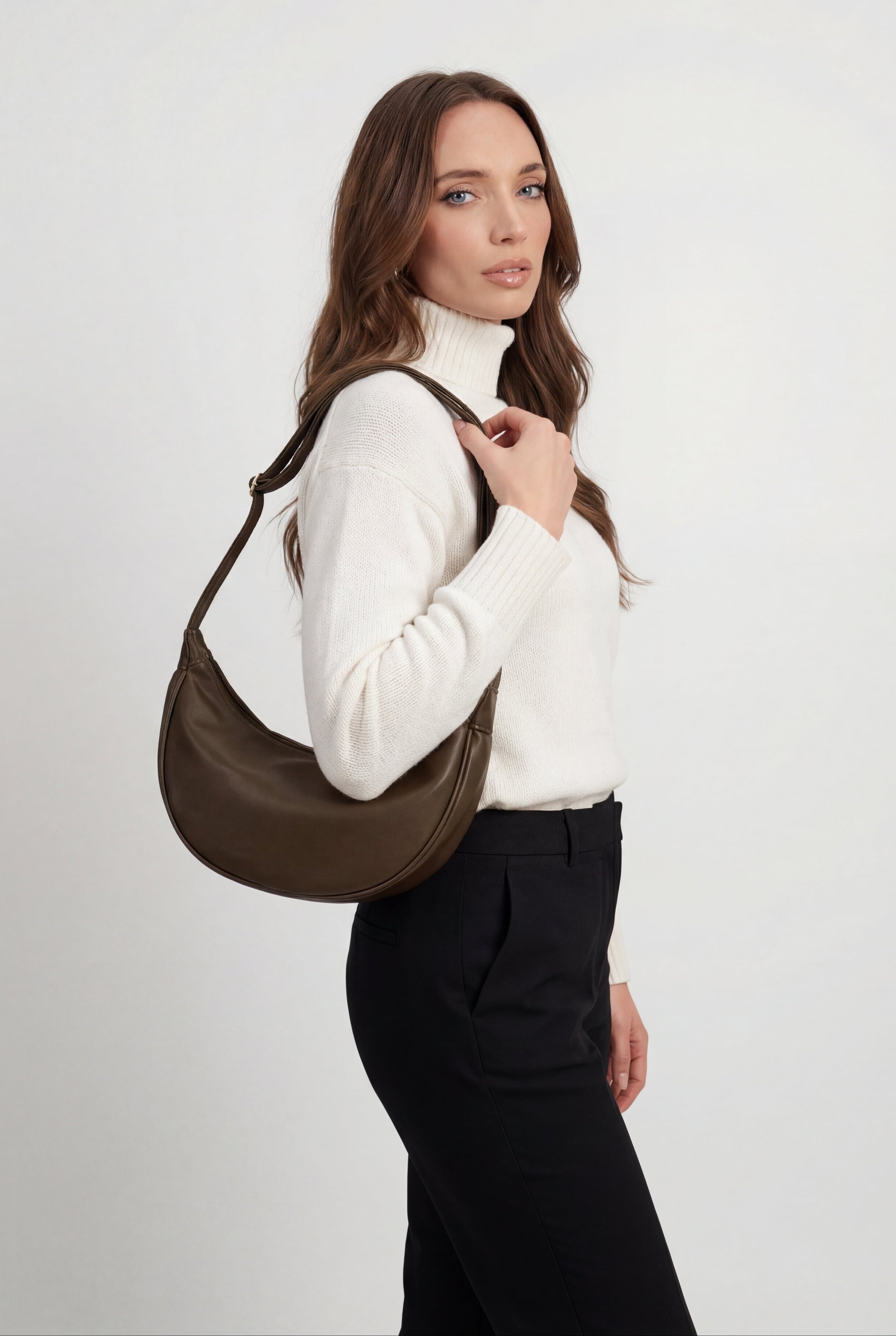 Dames Hobo Tas met Verstelbare Riem