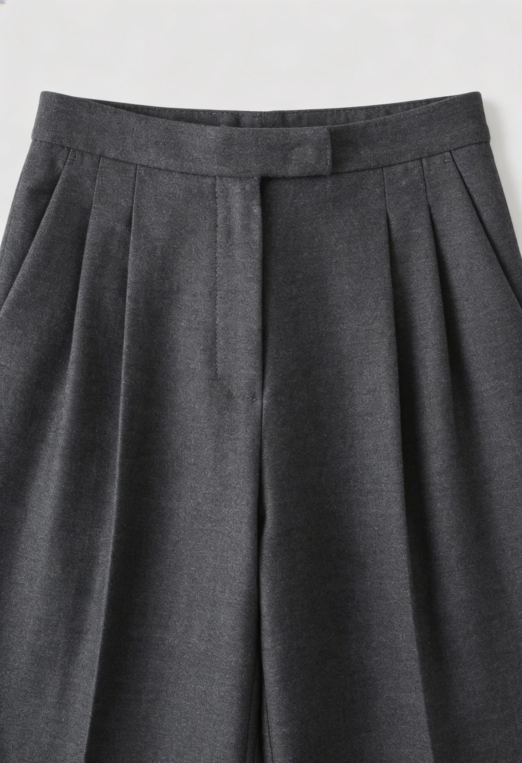 Women's High-Waisted Gray Pants