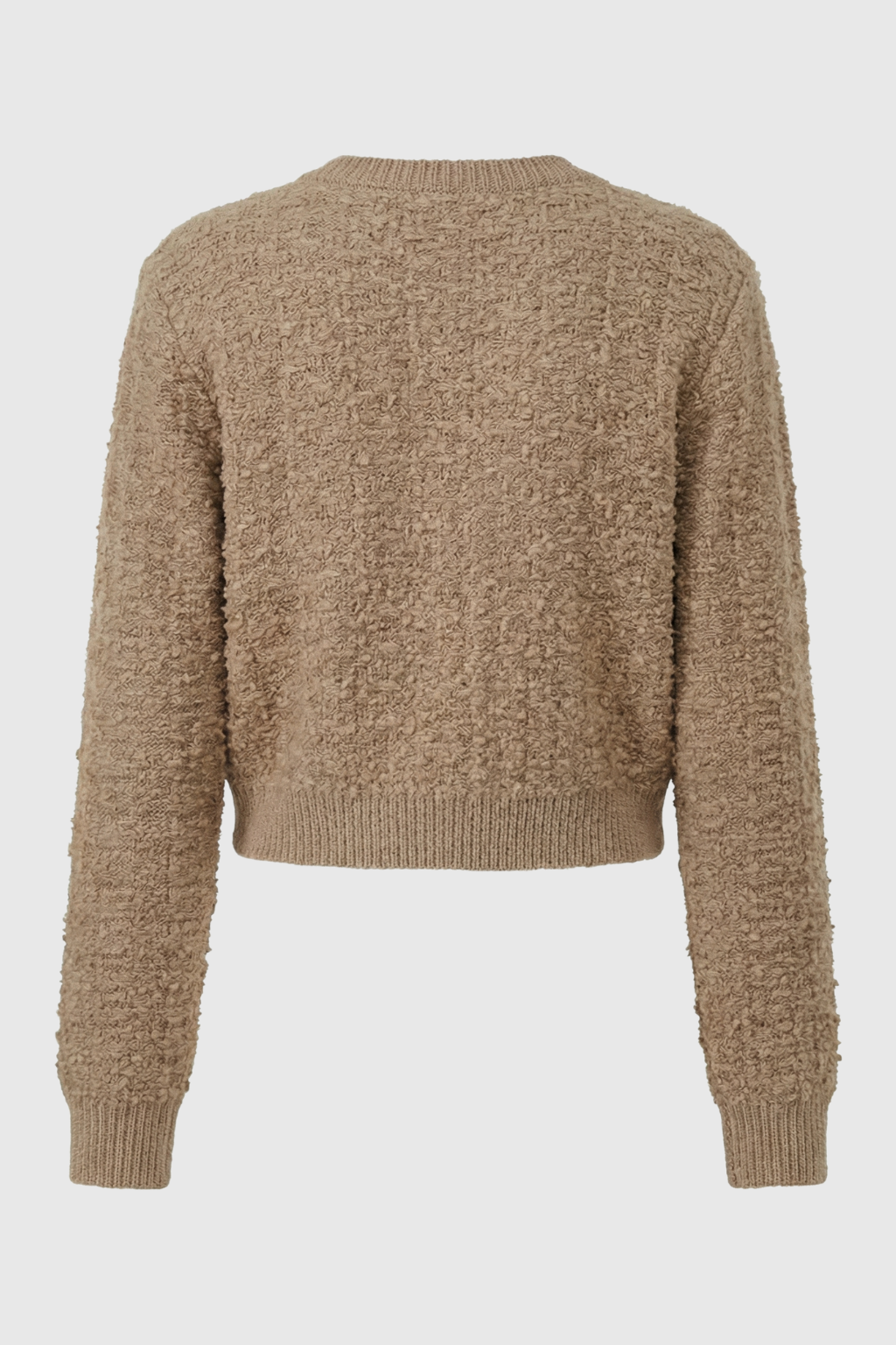 Dames Khaki Gebreid Vestje