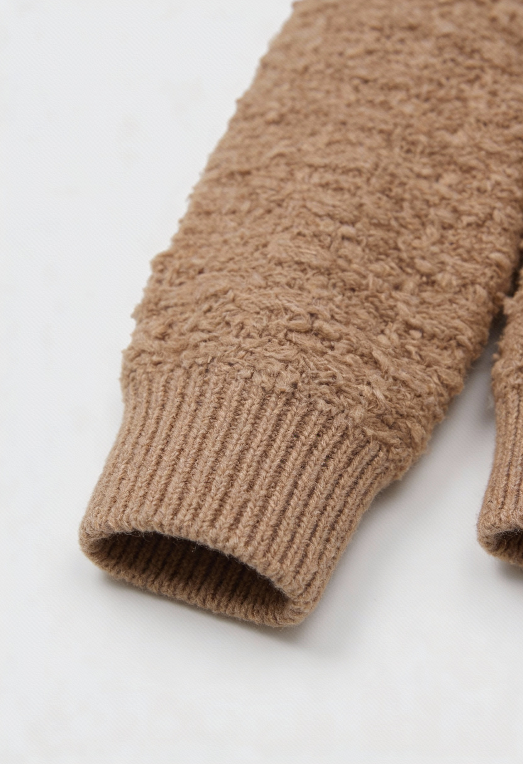 Dames Khaki Gebreid Vestje