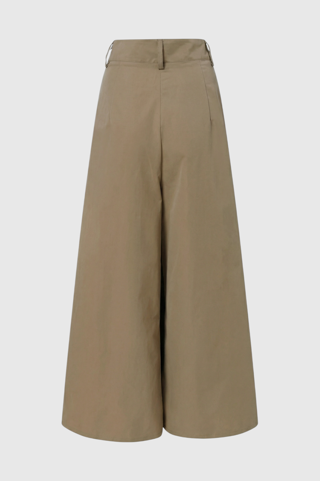 Pants : Women's Khaki Wide-Leg Palazzo Pants - Flowy & Comfortable in van Vanda Liamo