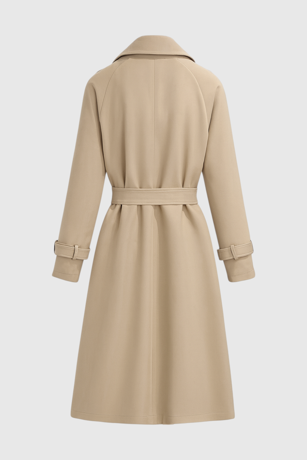 Dames Lange Khaki Trenchcoat