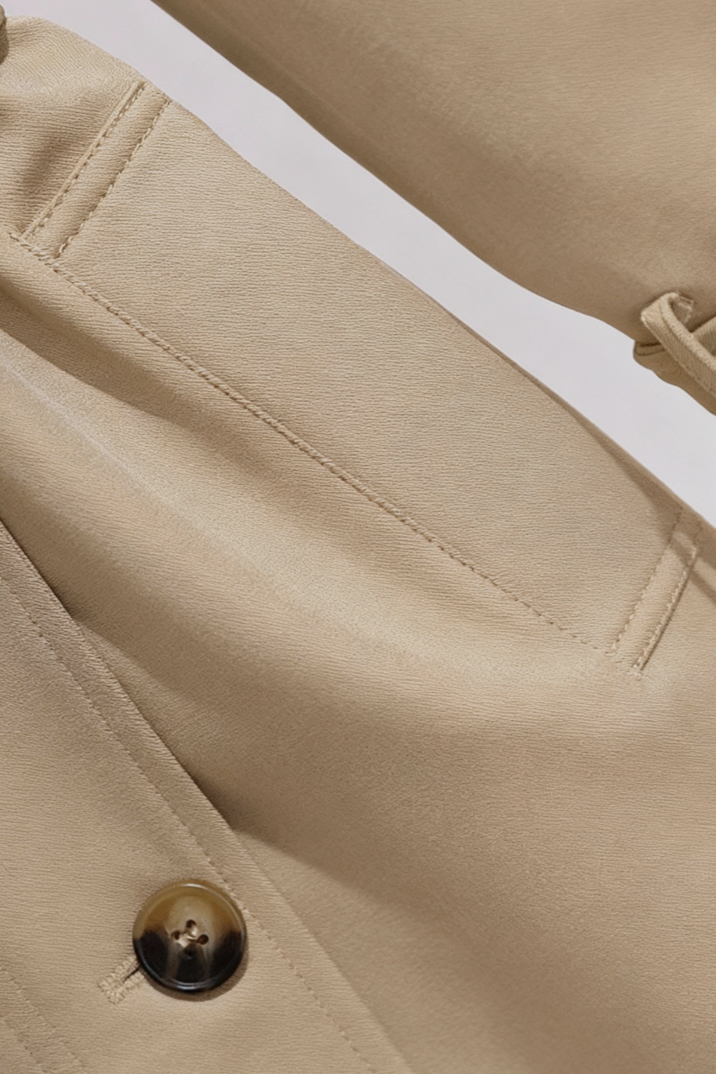 Dames Lange Khaki Trenchcoat