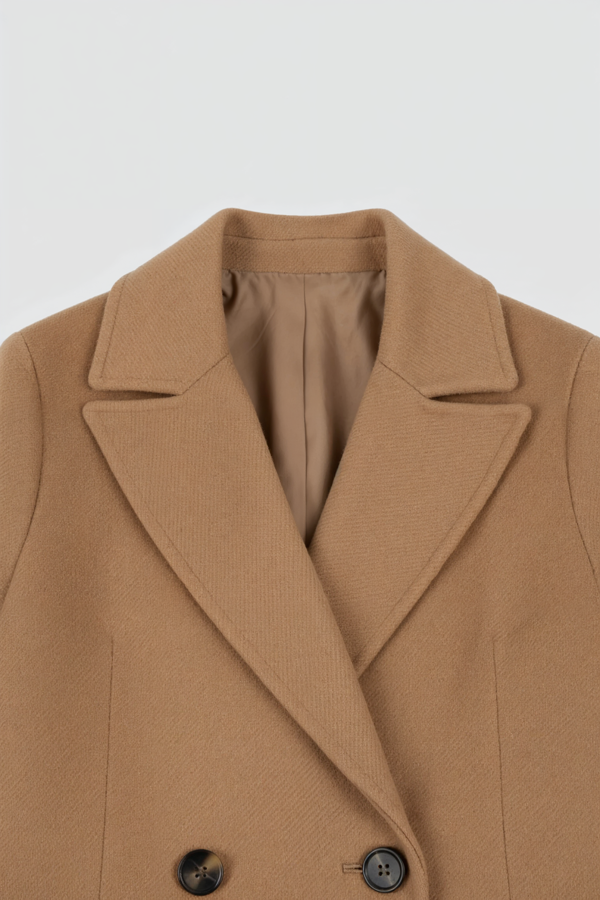 Dames Lange Khaki Winterjas