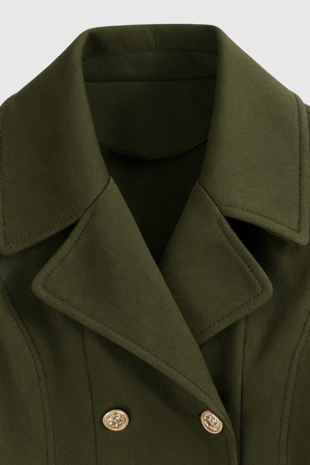 Dames Legergroen Jas