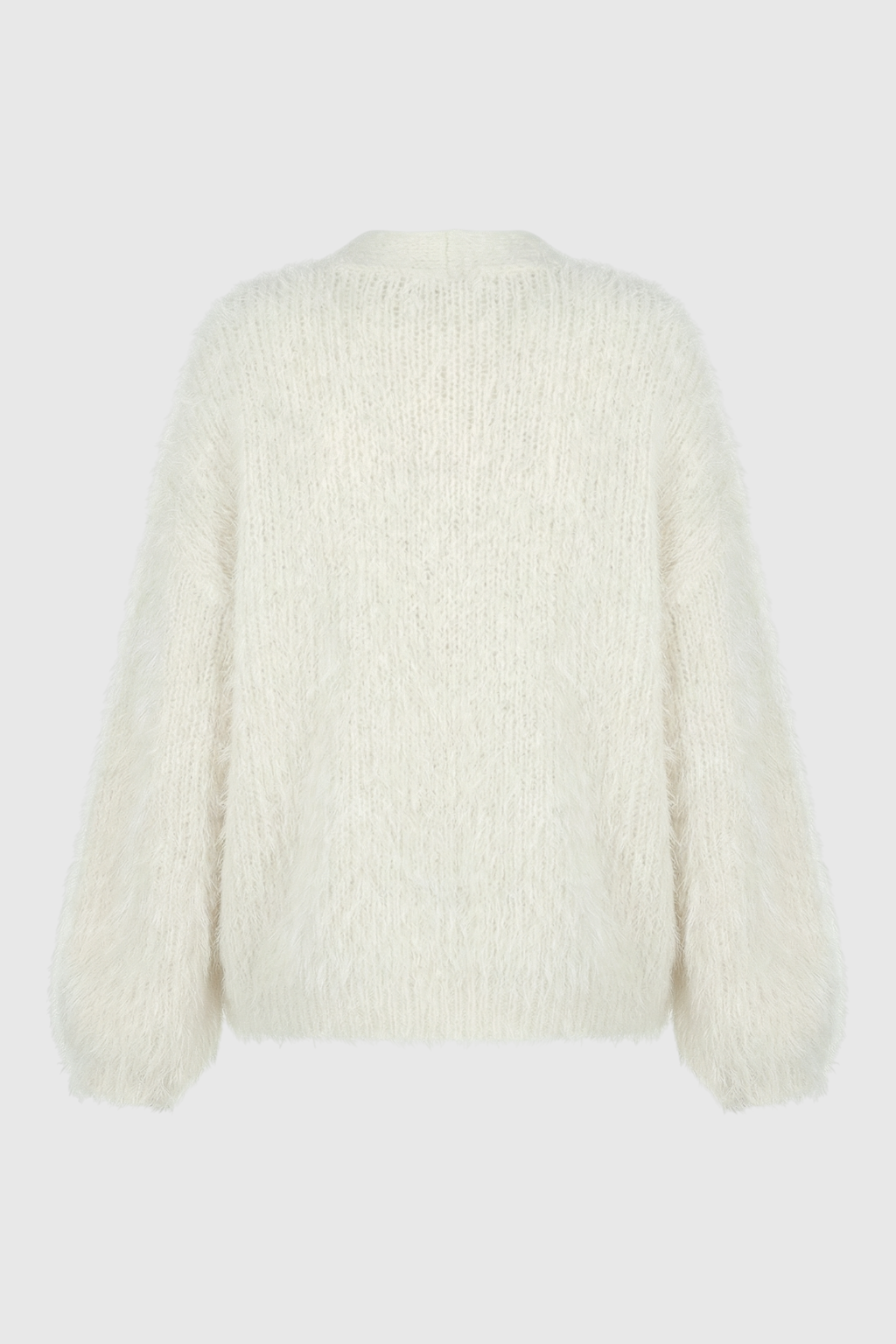 Dames Modieus Wit Gebreid Vestje