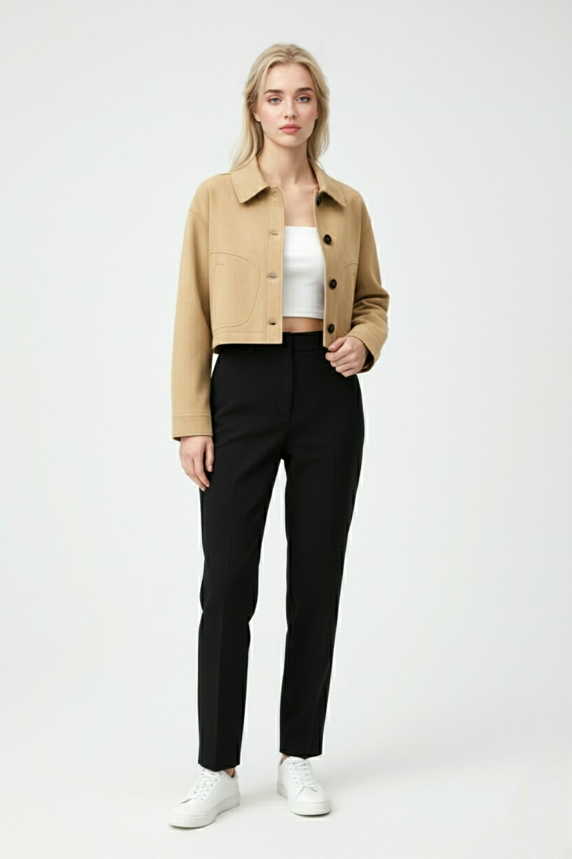 Dames Retro Korte Jasje