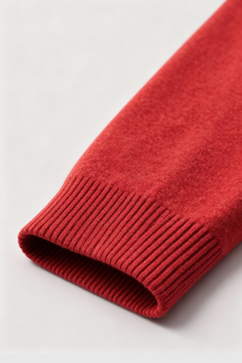 Dames Rood Merinowollen V-hals Trui