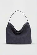 Women's Black Soft Suede-Texture Tote Bag, Roomy Design - Premium Quality, Fast Shipping
