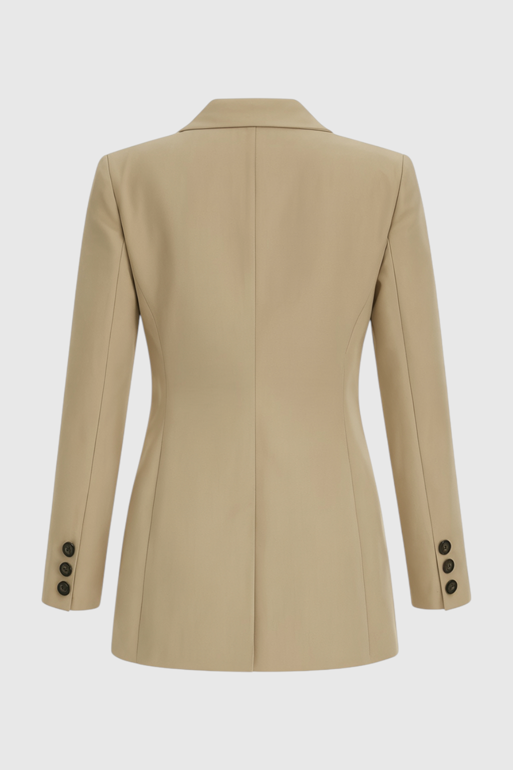 Dames Slanke Beige Blazer