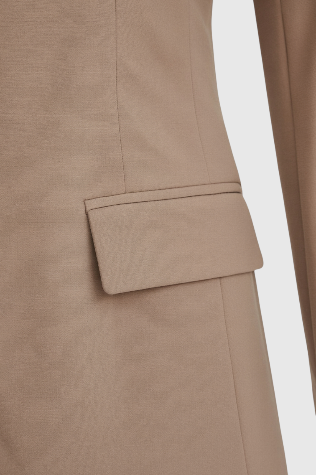 Dames Slanke Khaki Blazer